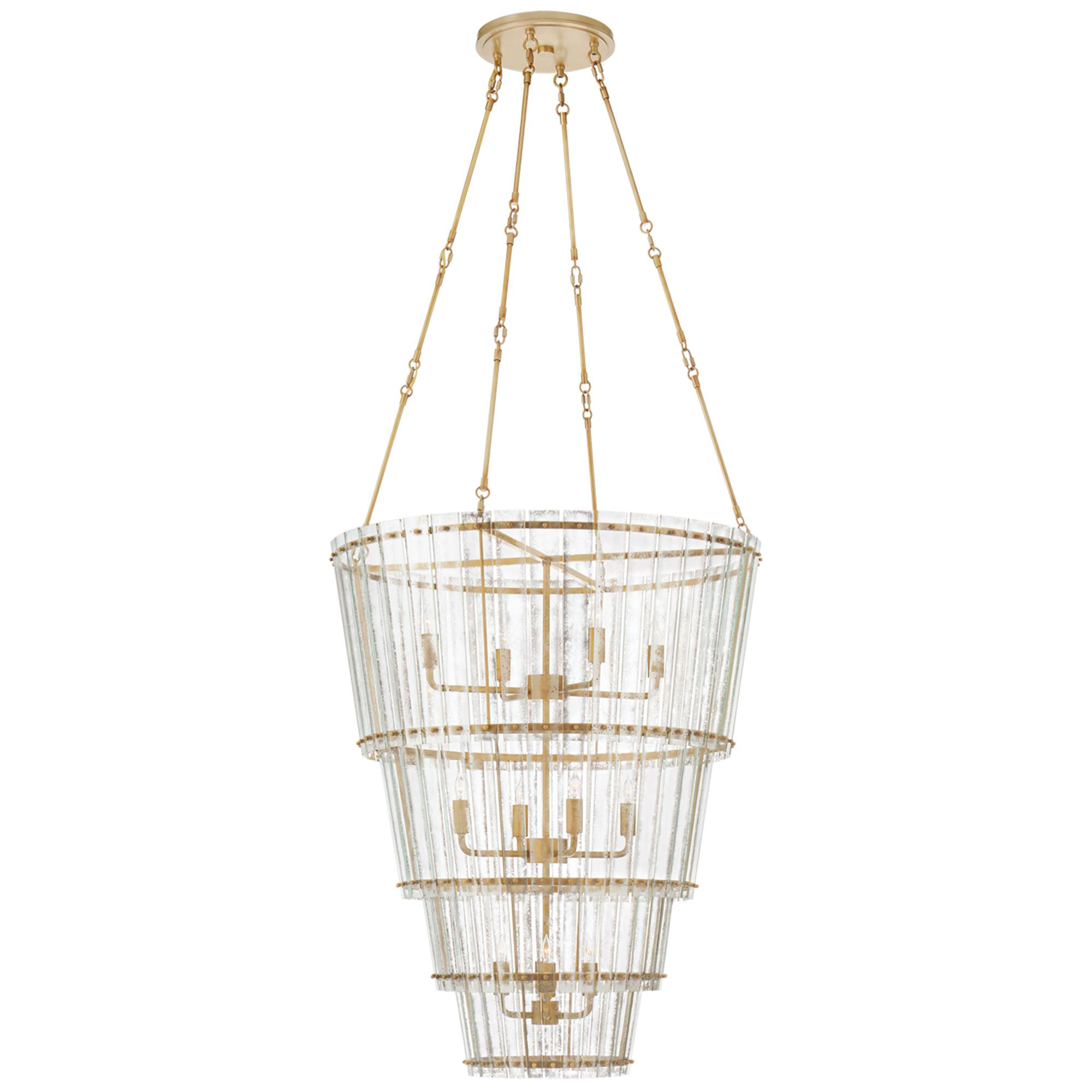 Shown in Hand-Rubbed Antique Brass finish and Antique Mirror glass and Antique Mirror shade