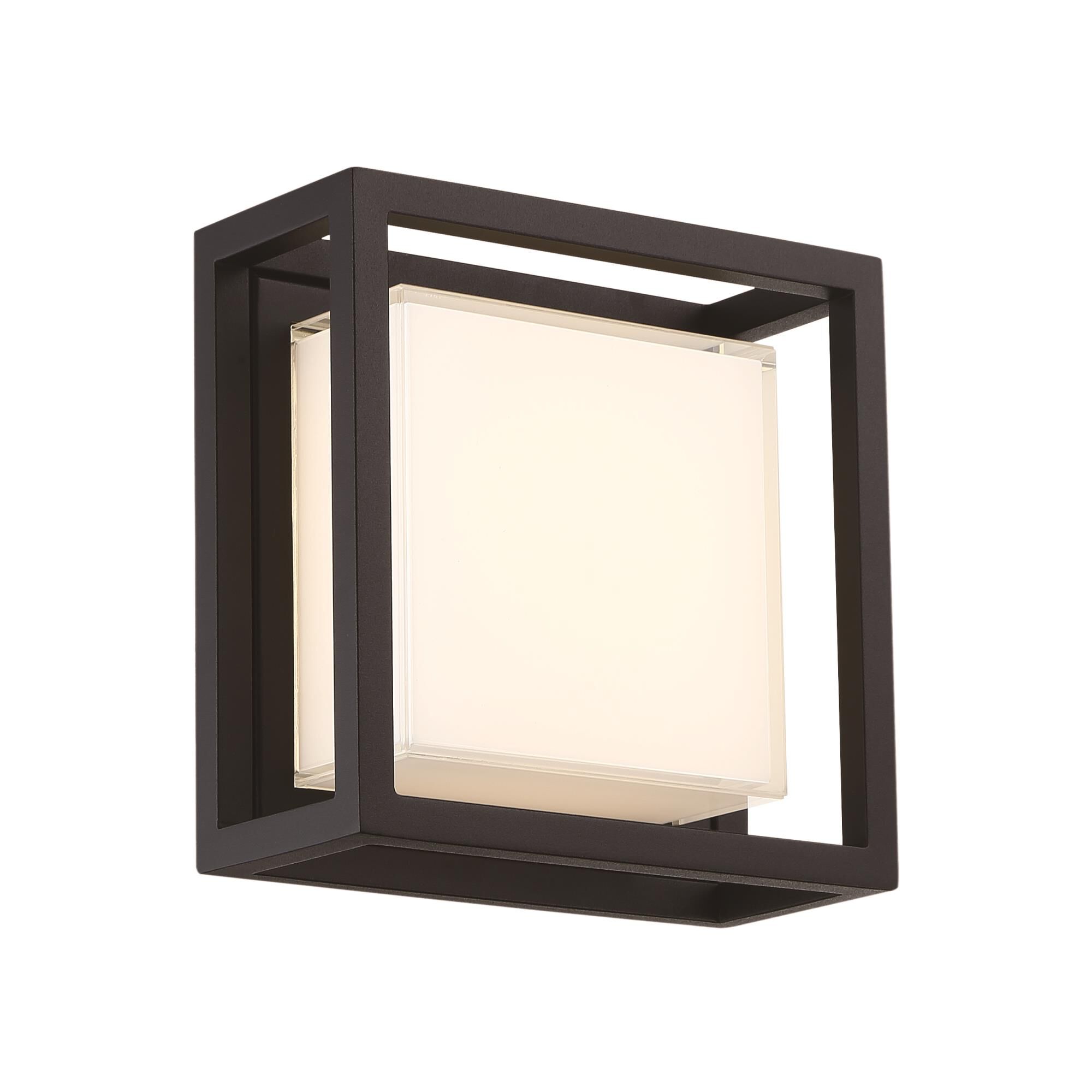 Modern Forms Framed 8 Inch Tall LED Outdoor Wall Light