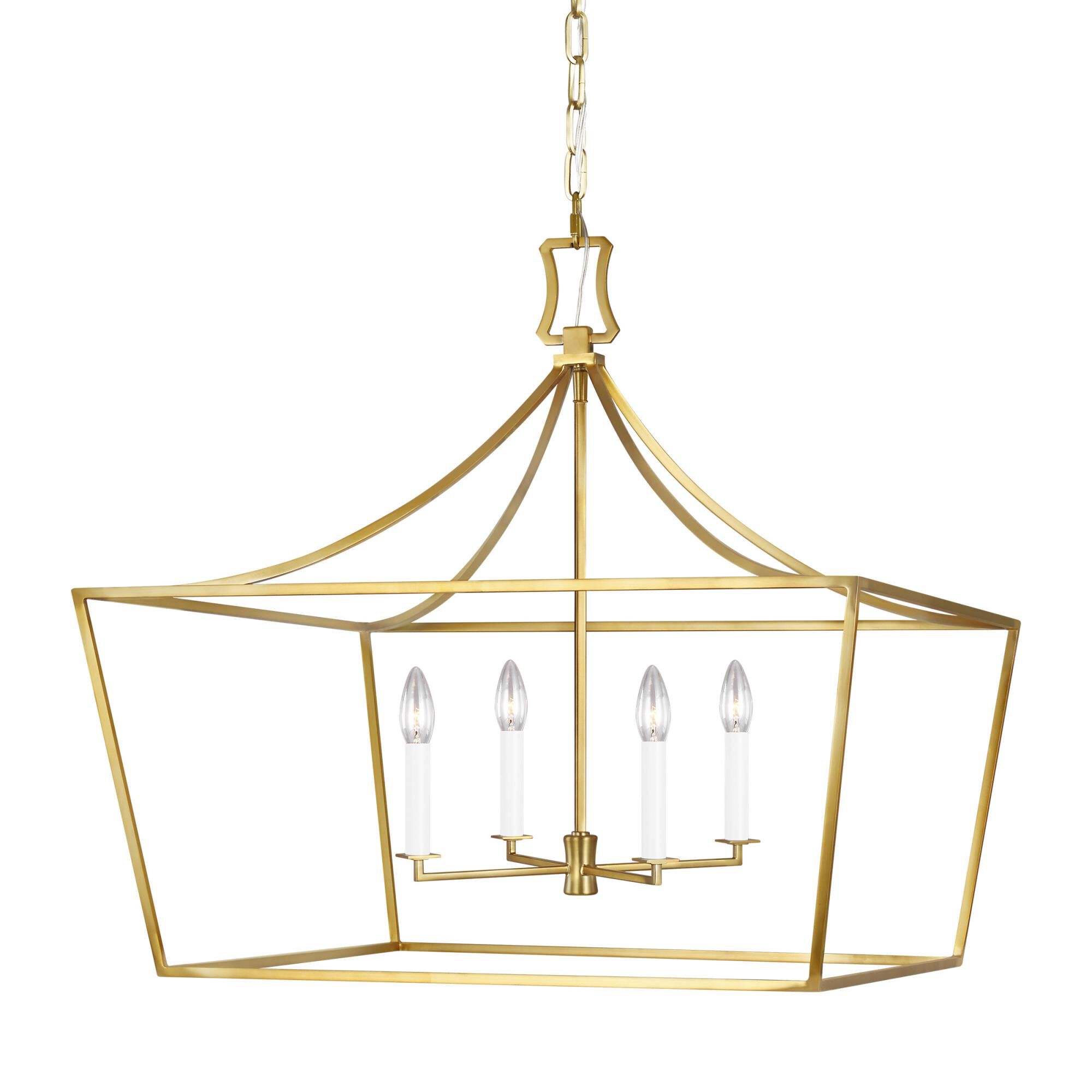 Chapman & Myers Southold 28 Inch 4 Light Chandelier by Visual Comfort Studio Collection