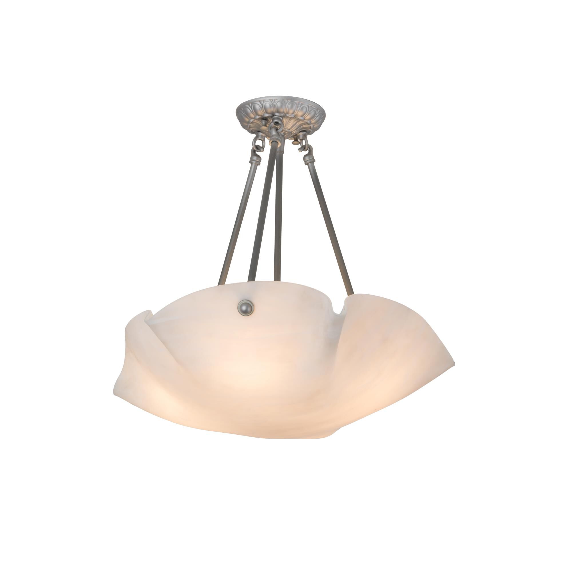 20 Inch 4 Light Semi Flush Mount by Meyda Lighting