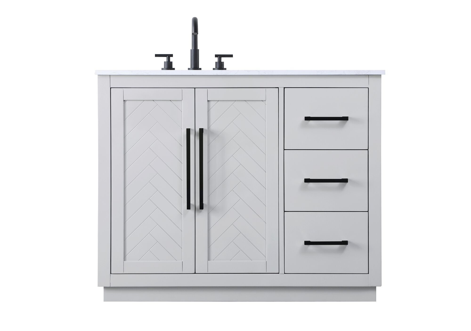 Shown in Grey finish