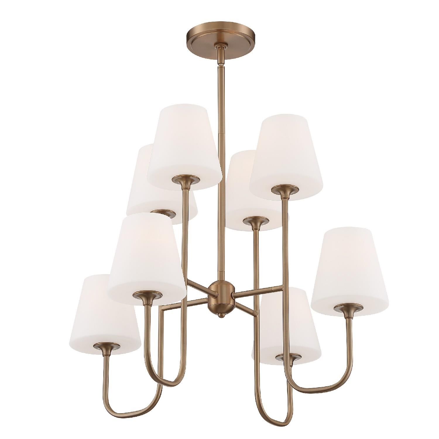 Keenan 28 Inch 8 Light Chandelier by Crystorama