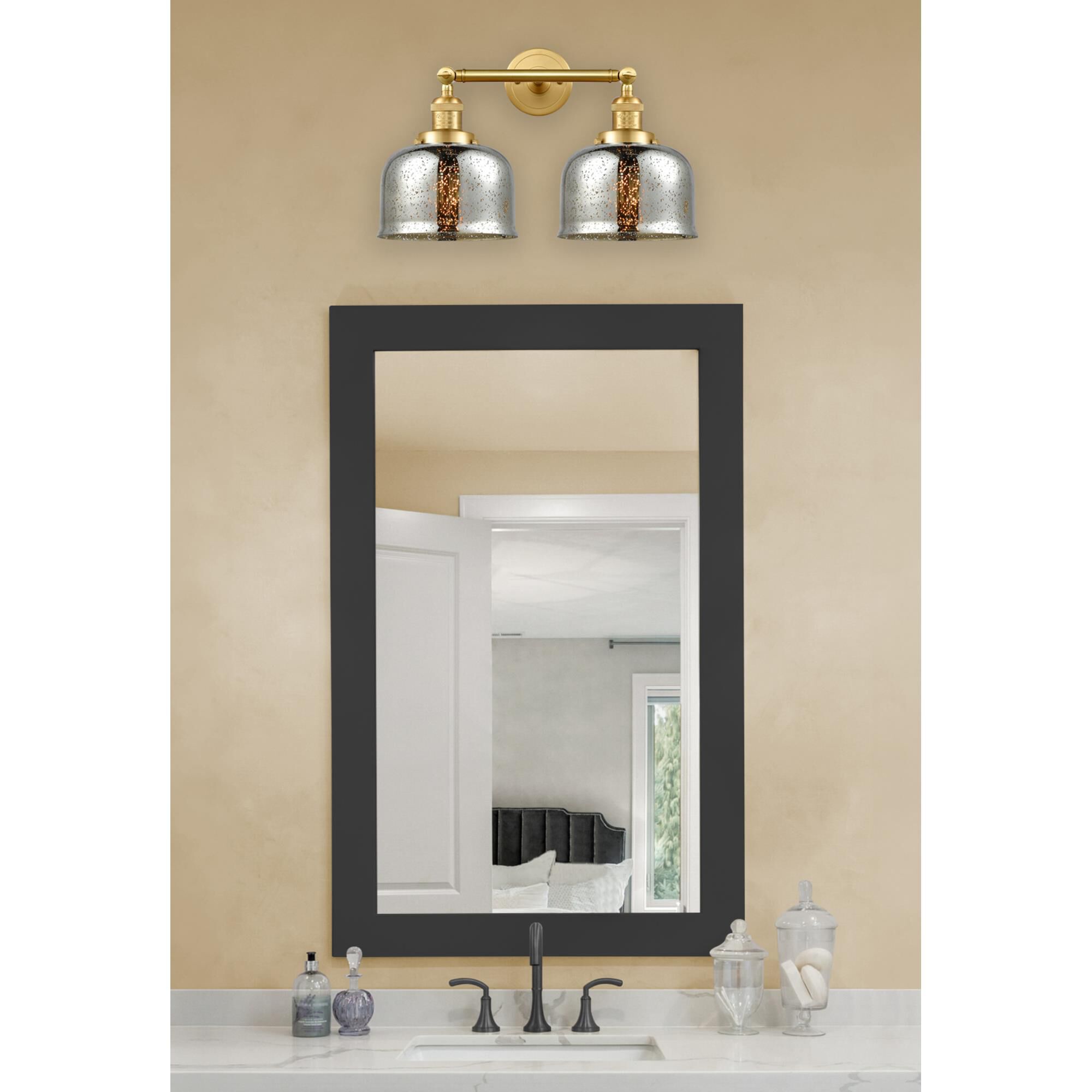 Bruno Marashlian Large Bell 18 Inch 2 Light Bath Vanity Light by Innovations Lighting