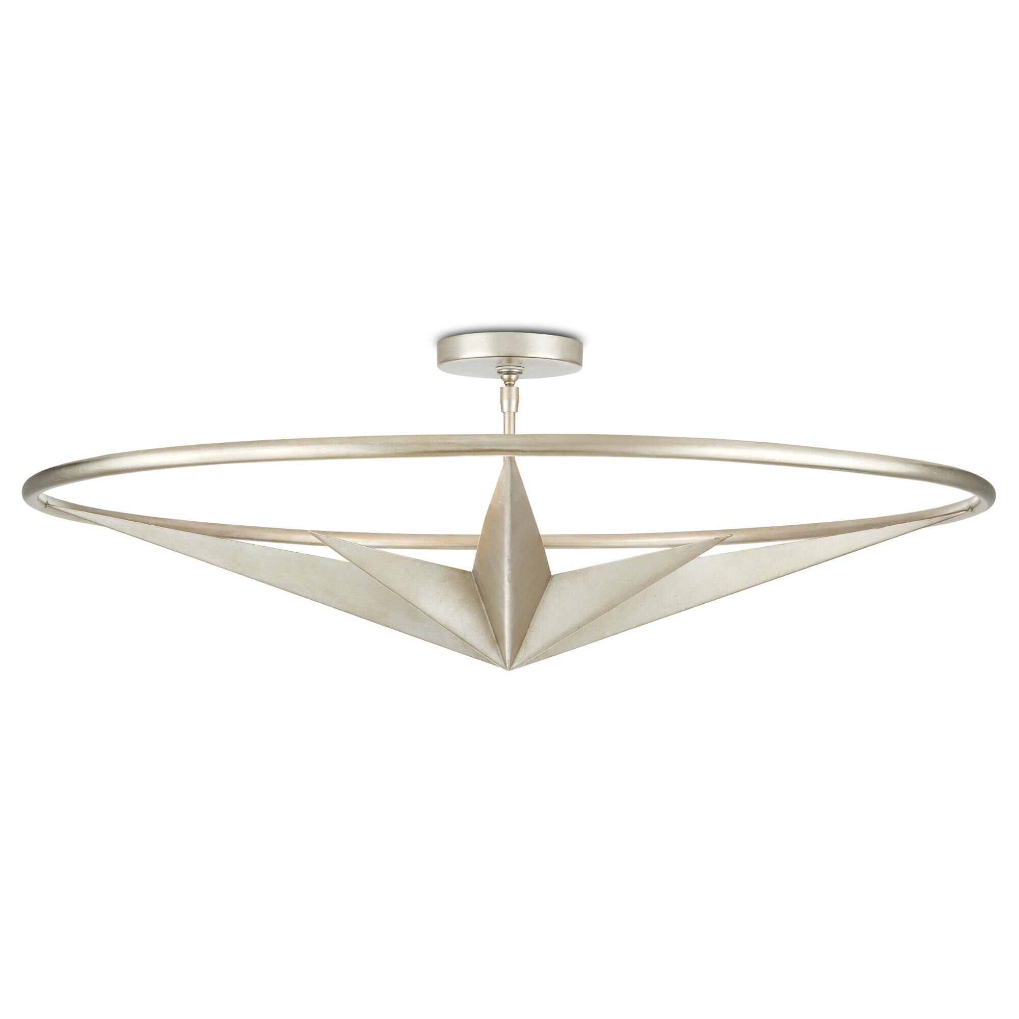 Compass 4 Light Semi Flush Mount by Currey and Company