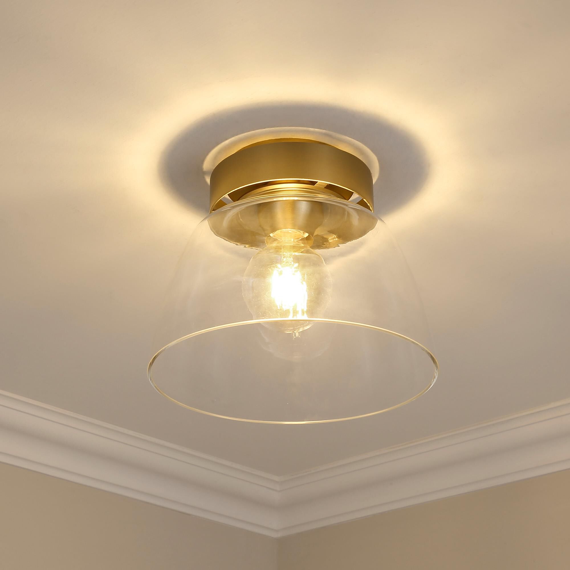 Remy 8 Inch Flush Mount by Golden Lighting
