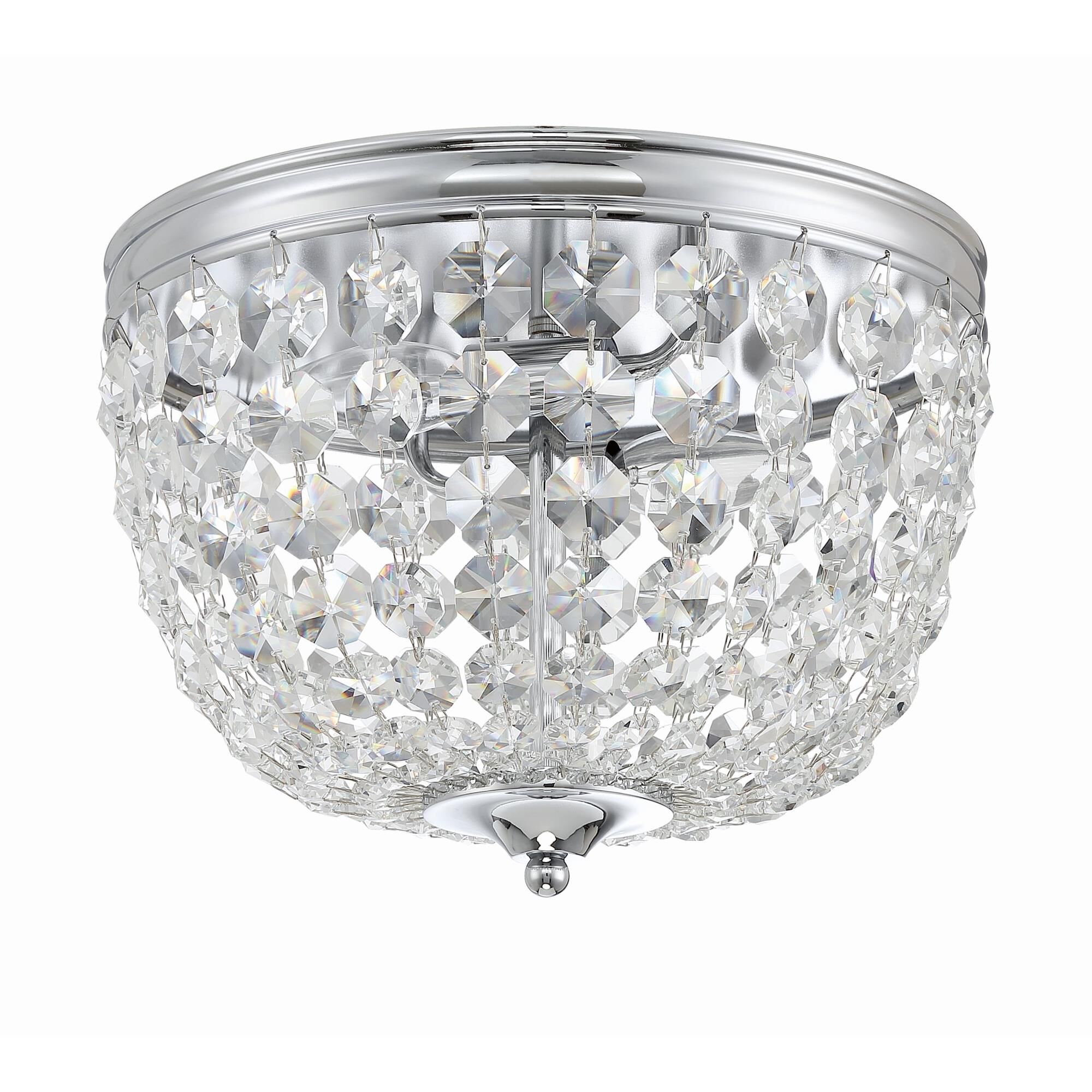 Nola 11 Inch 2 Light Flush Mount by Crystorama