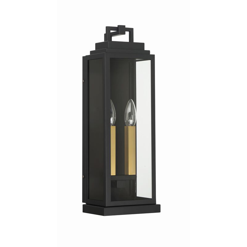 Aspen 19 Inch Outdoor Wall Light by Crystorama