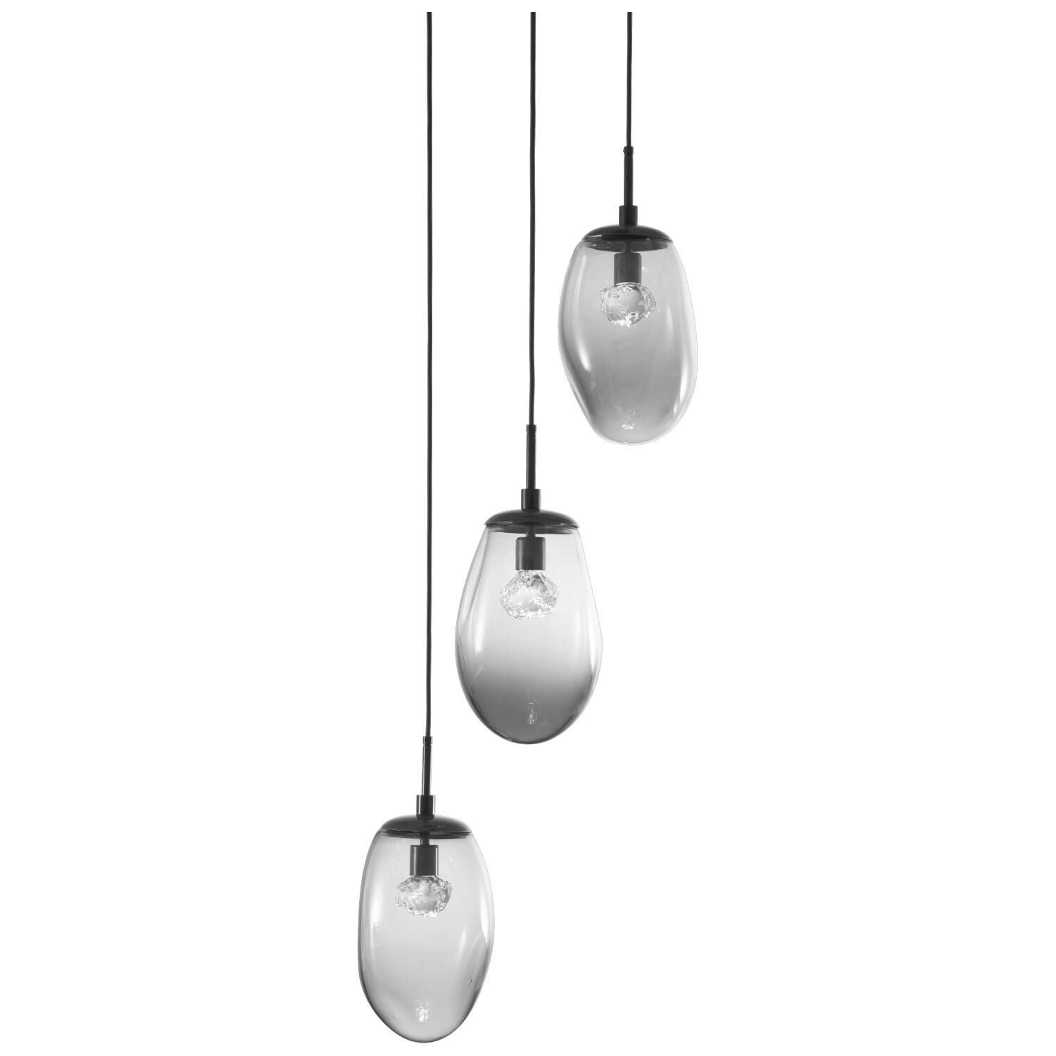 Levi Wilson Nebula 22 Inch 3 Light LED Multi Light Pendant by Hammerton Studio