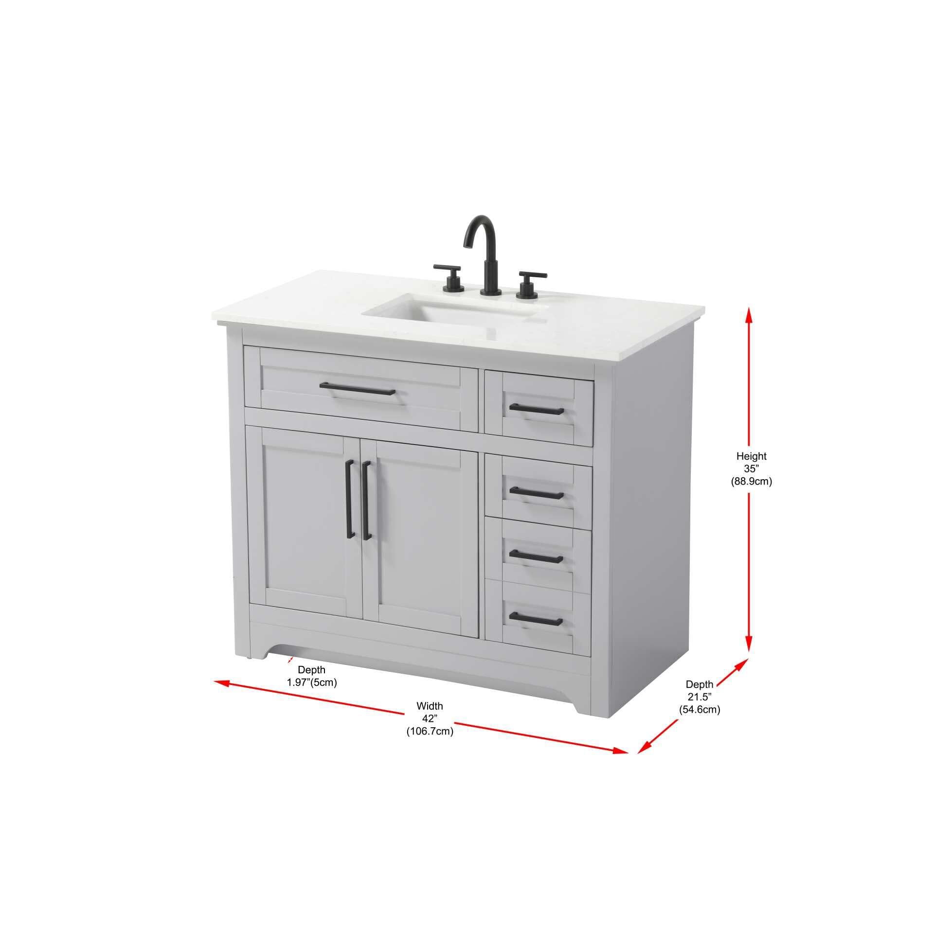 Shown in Grey finish