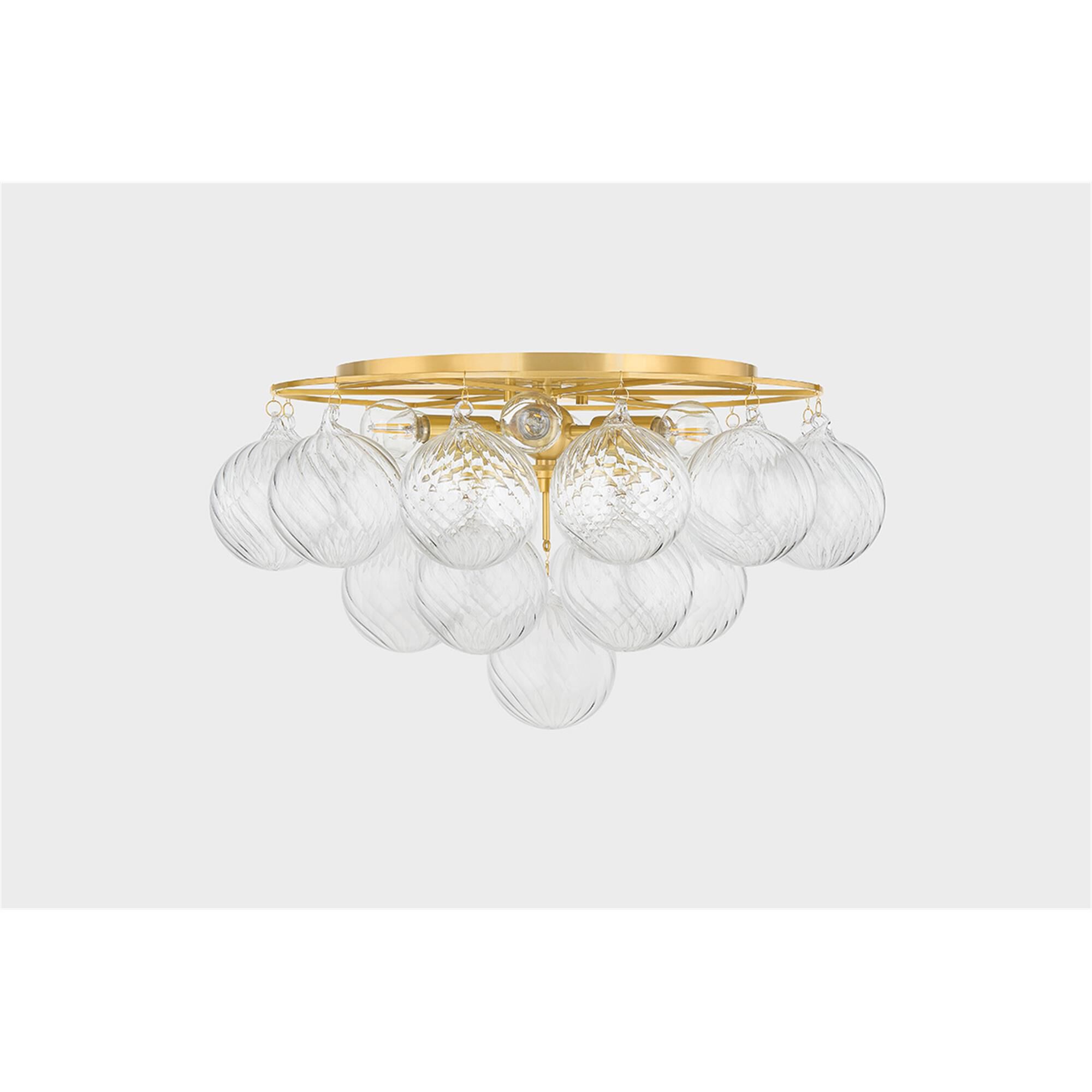 Megan Molten Mimi 22 Inch 6 Light Flush Mount,