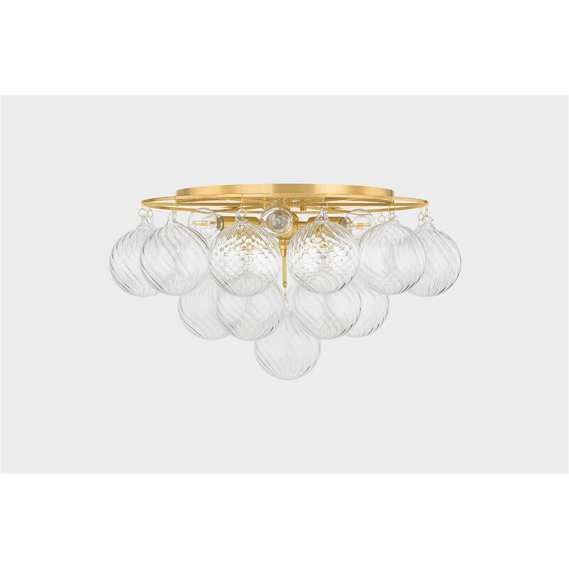 Megan Molten Mimi 22 Inch 6 Light Flush Mount by Mitzi