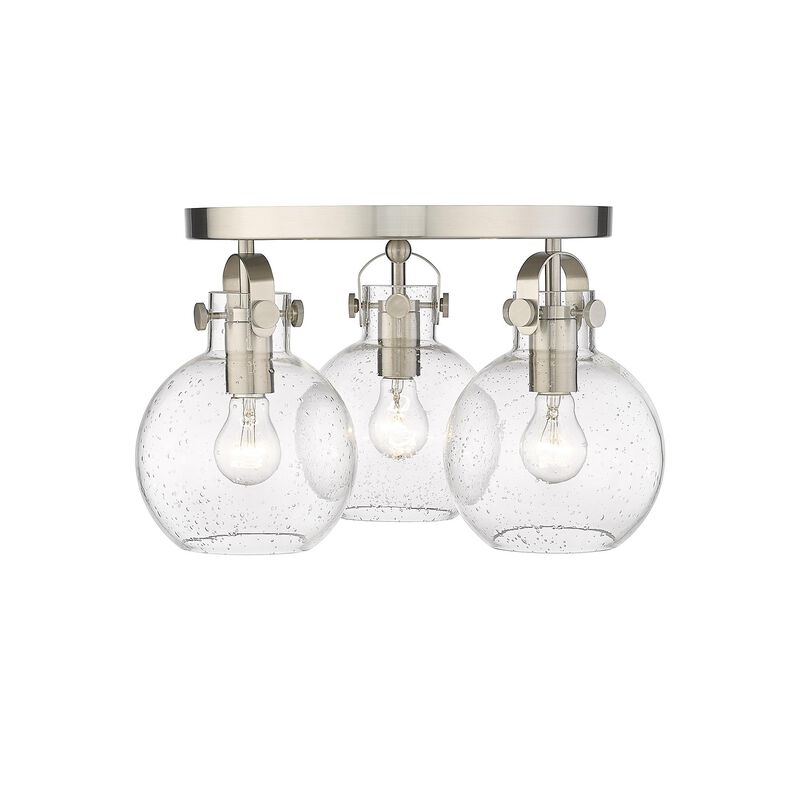 Bruno Marashlian Newton Sphere 19 Inch 3 Light Flush Mount by Innovations Lighting