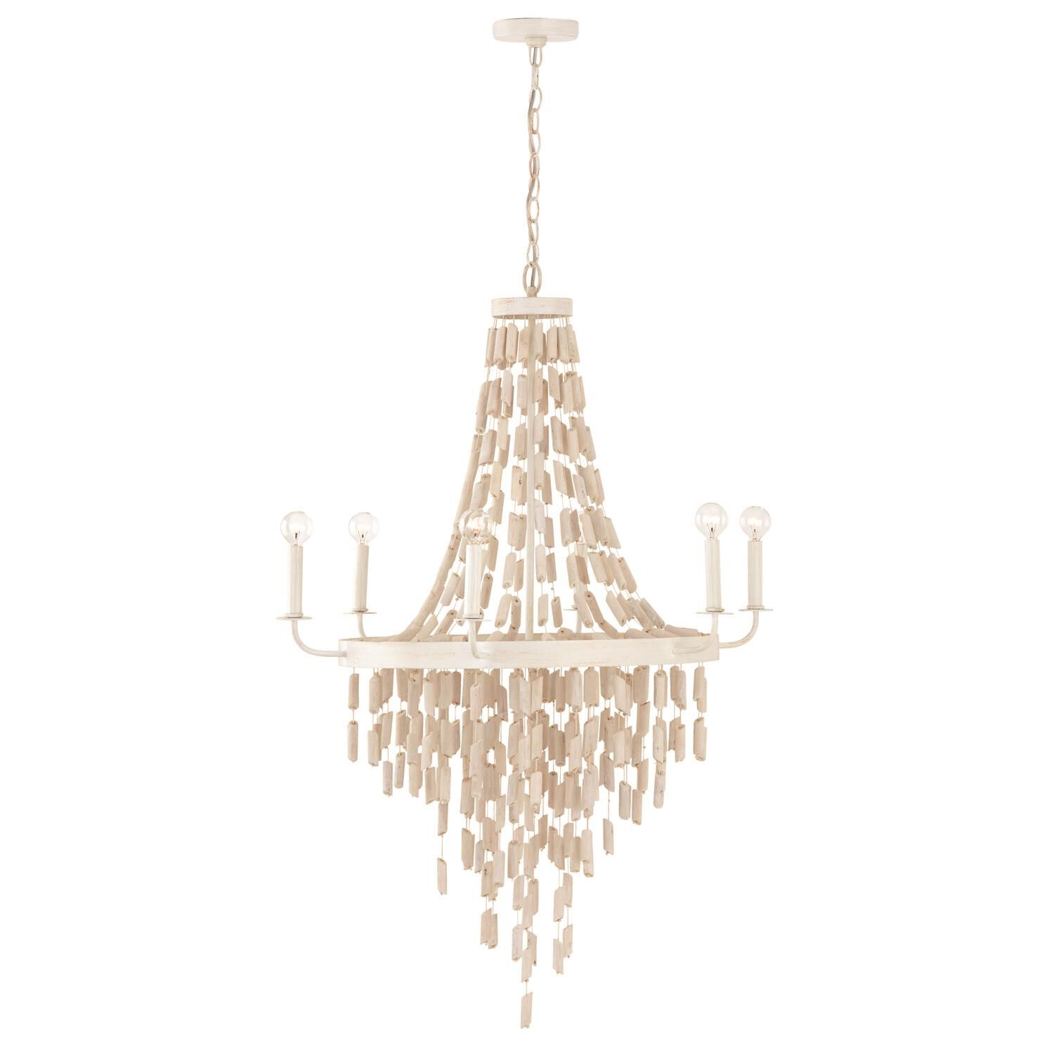 Carissa 31 Inch 6 Light Chandelier by Capital Lighting Fixture Company
