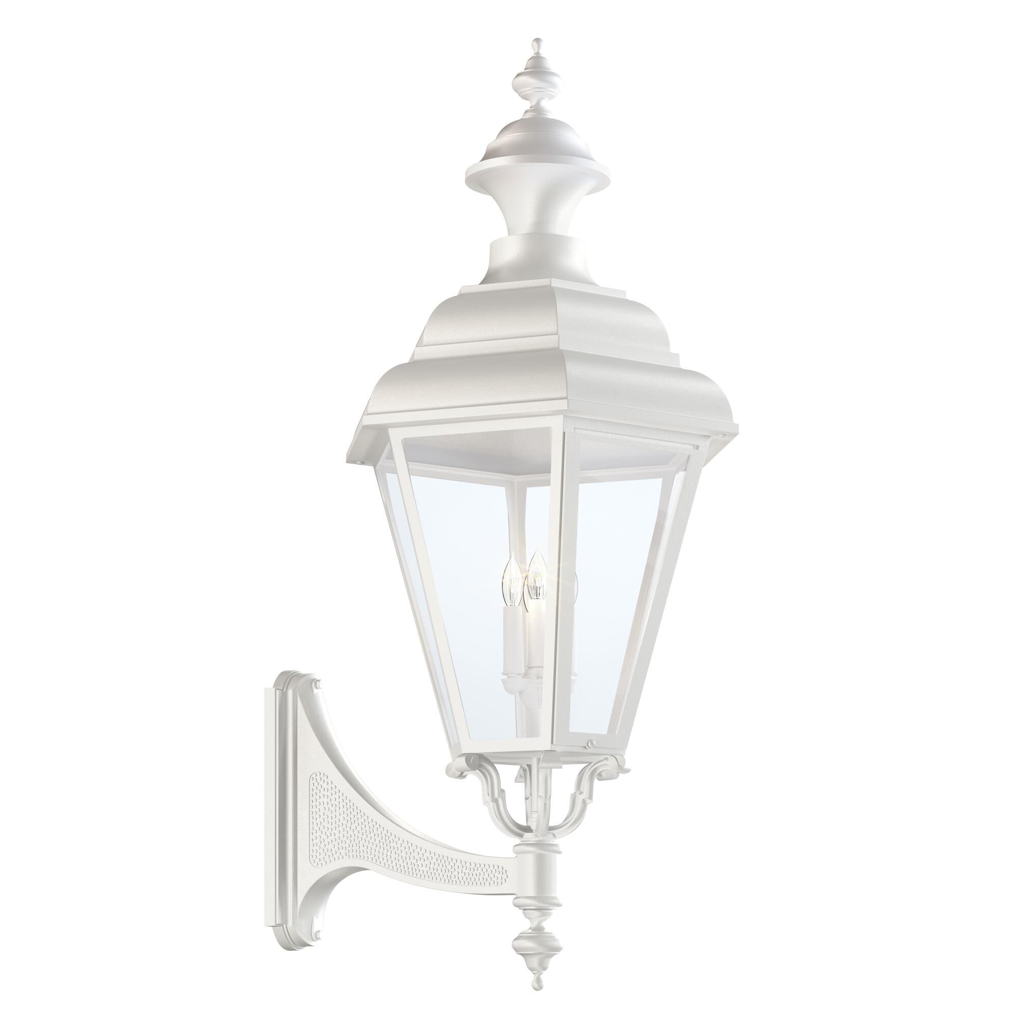 Shown in White finish and Ca glass