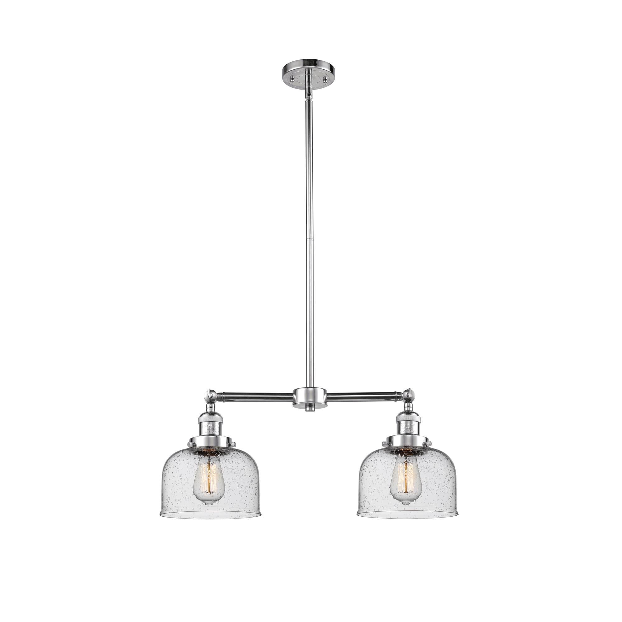 Bruno Marashlian Large Bell 21 Inch 2 Light Mini Chandelier by Innovations Lighting