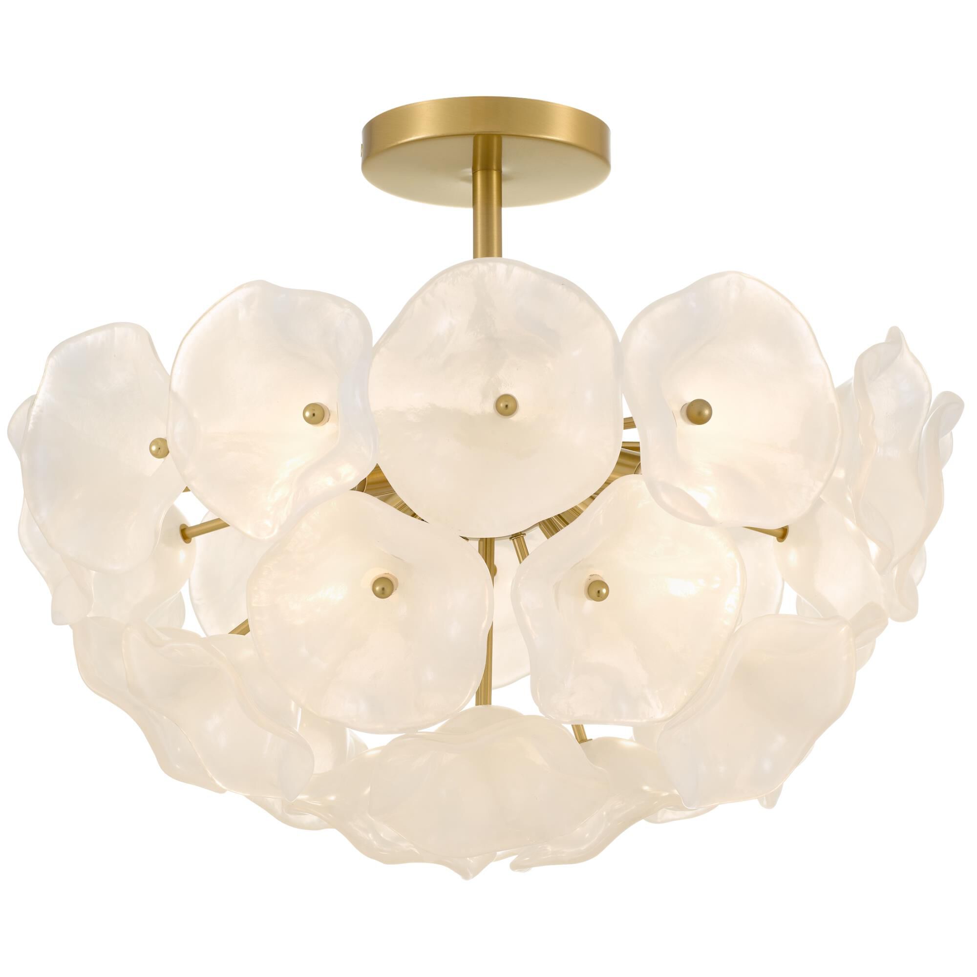 Audrey 19 Inch Semi Flush Mount by Quoizel