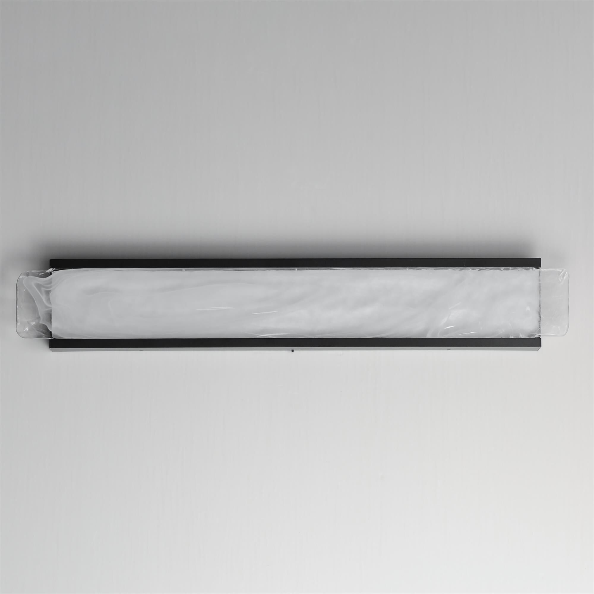 Shown in Black finish and White Spiral glass