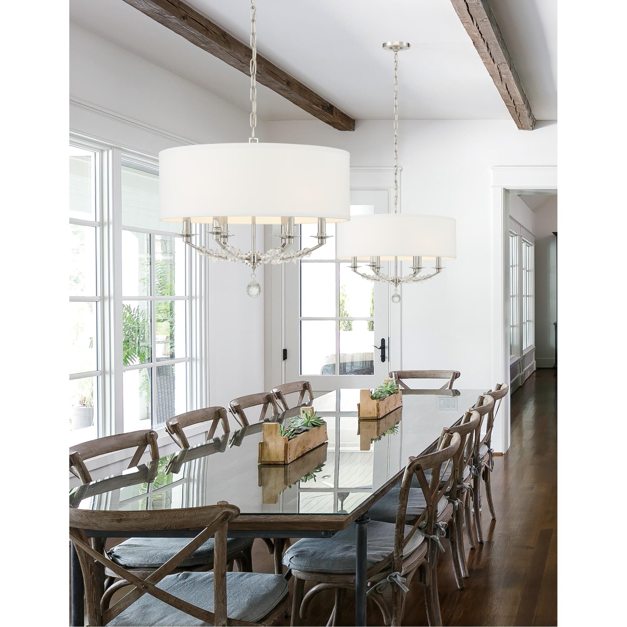 Mirage 24 Inch 6 Light Chandelier by Crystorama