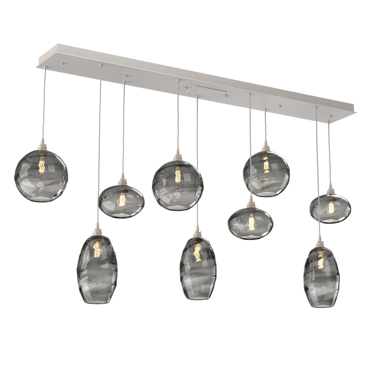 Shown in Metallic Beige Silver finish and Optic Smoke glass