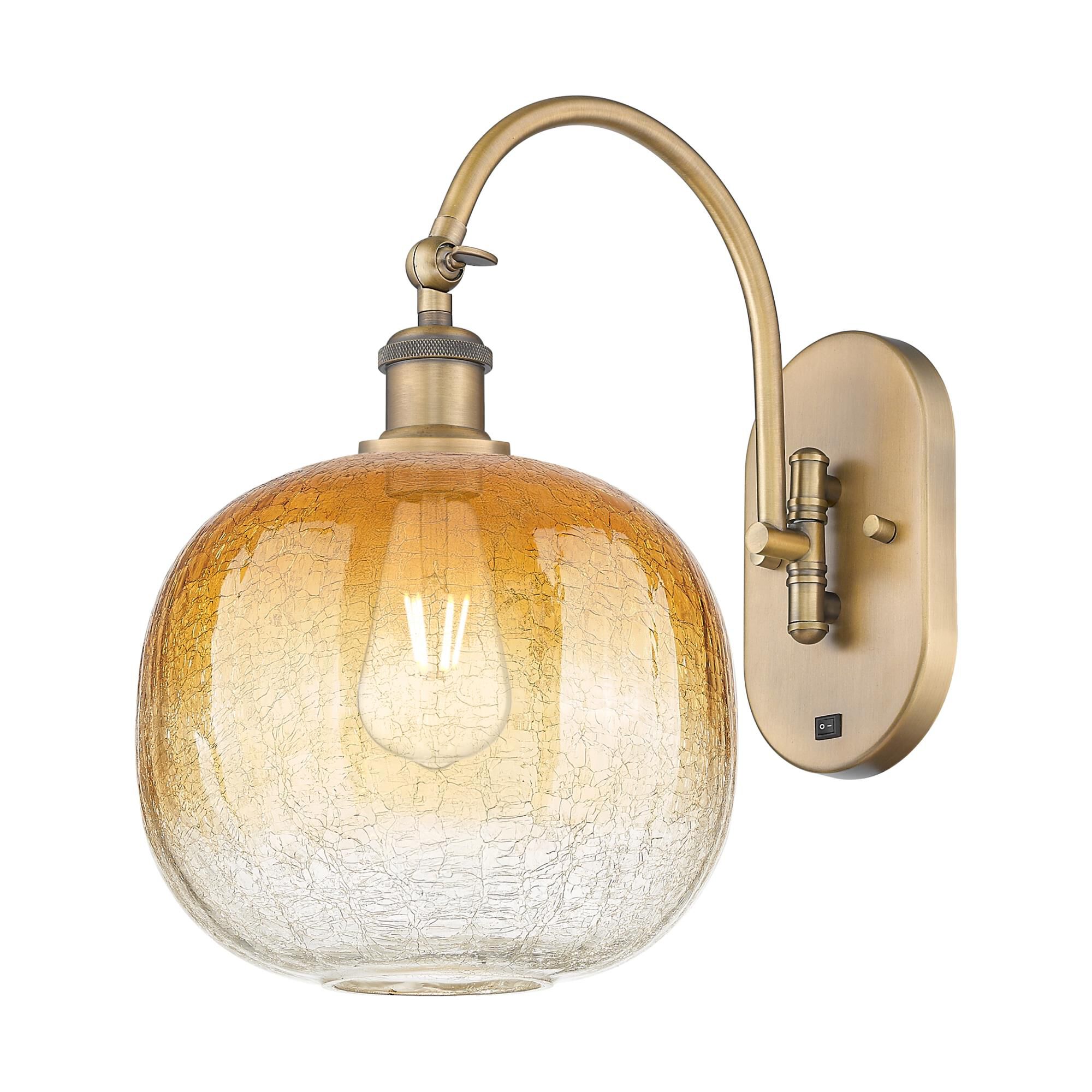Bruno Marashlian Brookhaven Sphere 11 Inch Wall Swing Lamp by Innovations Lighting