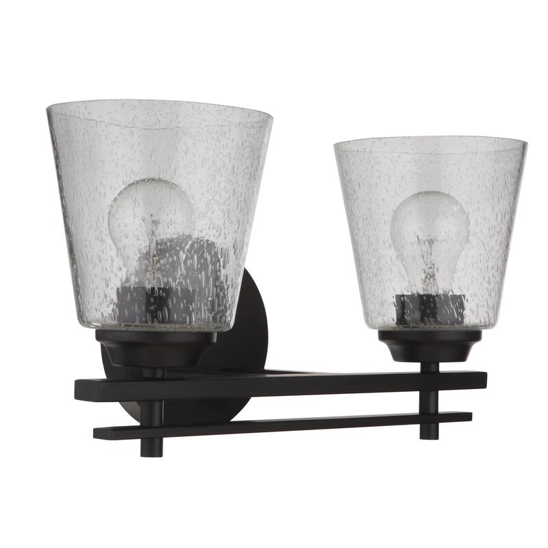 Drake 15 Inch 2 Light Bath Vanity Light by Craftmade