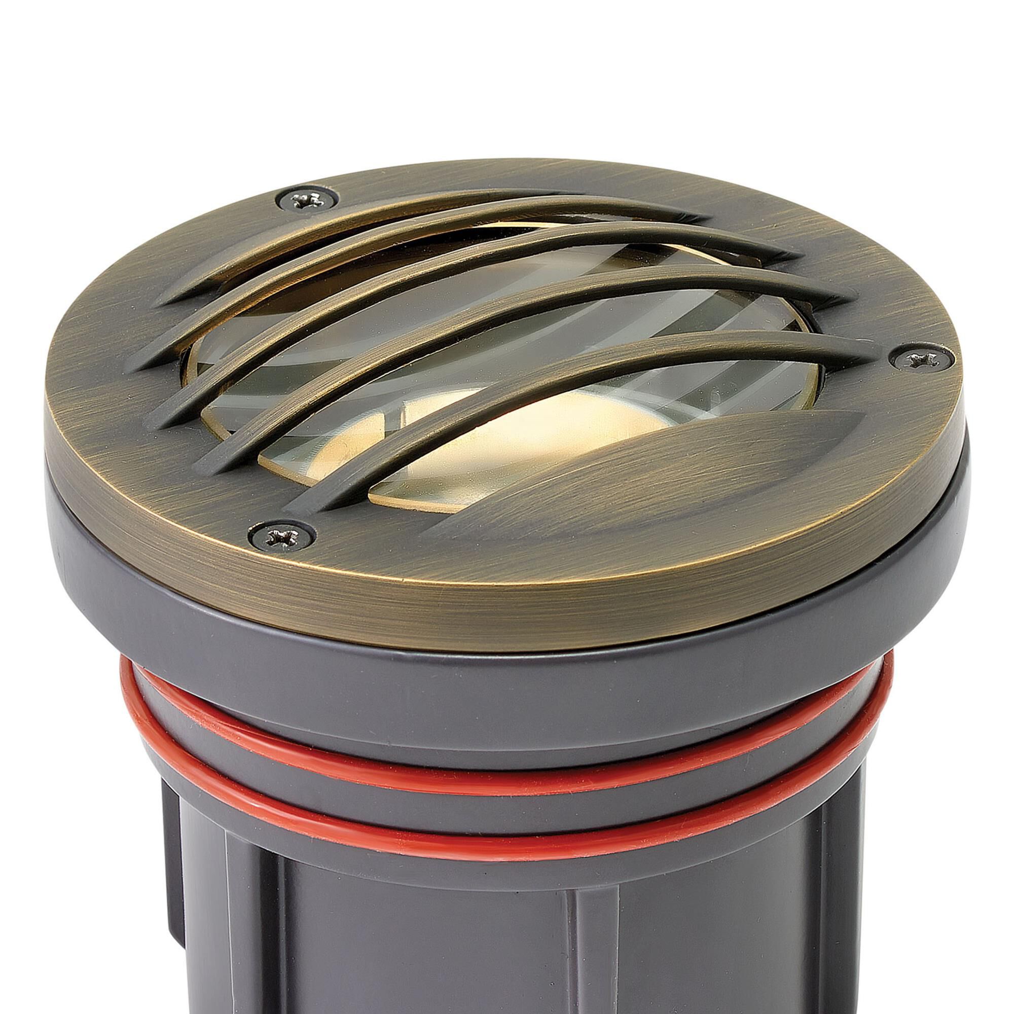 Shown in Matte Bronze finish and Clear Lens glass