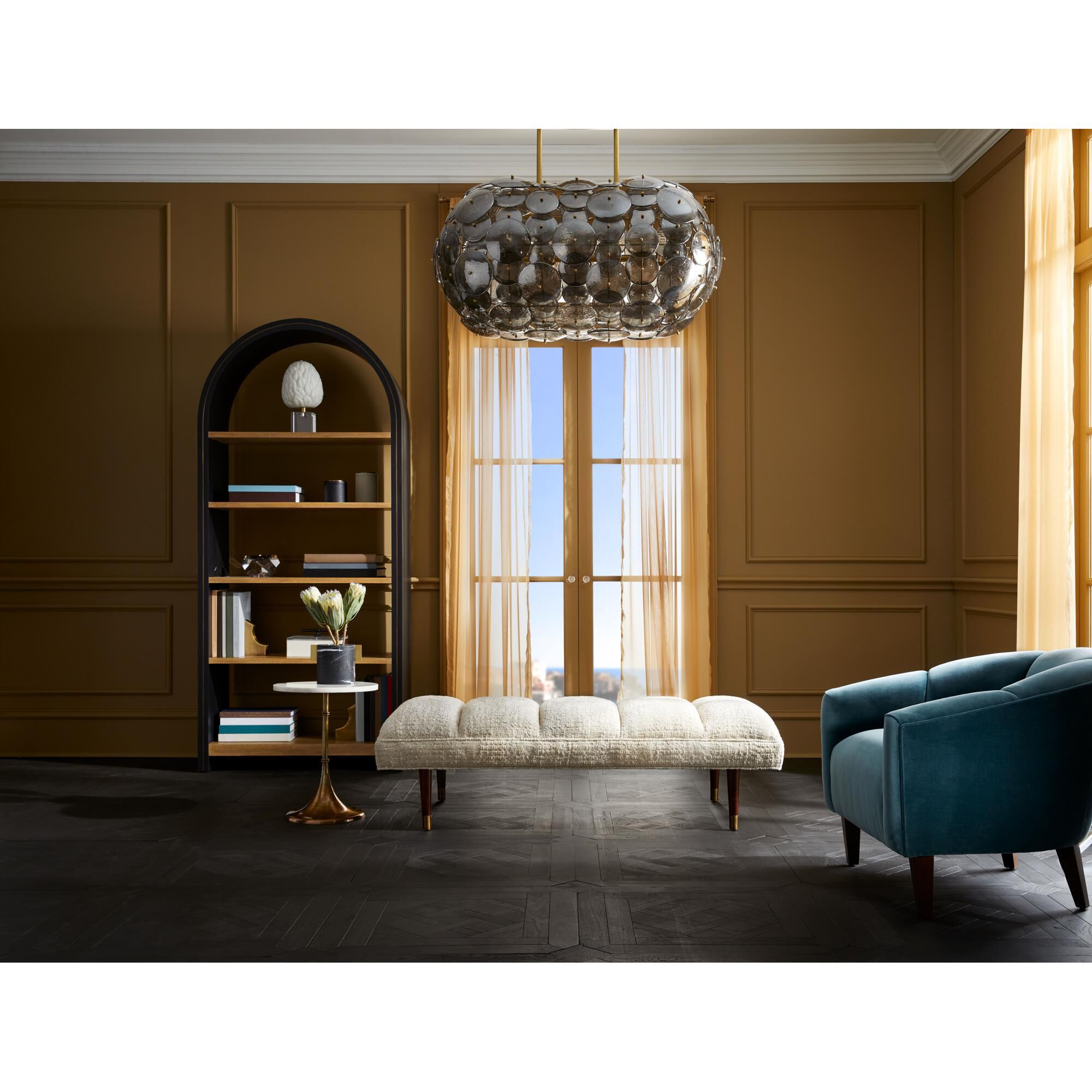 Shown in Smoke Luster finish