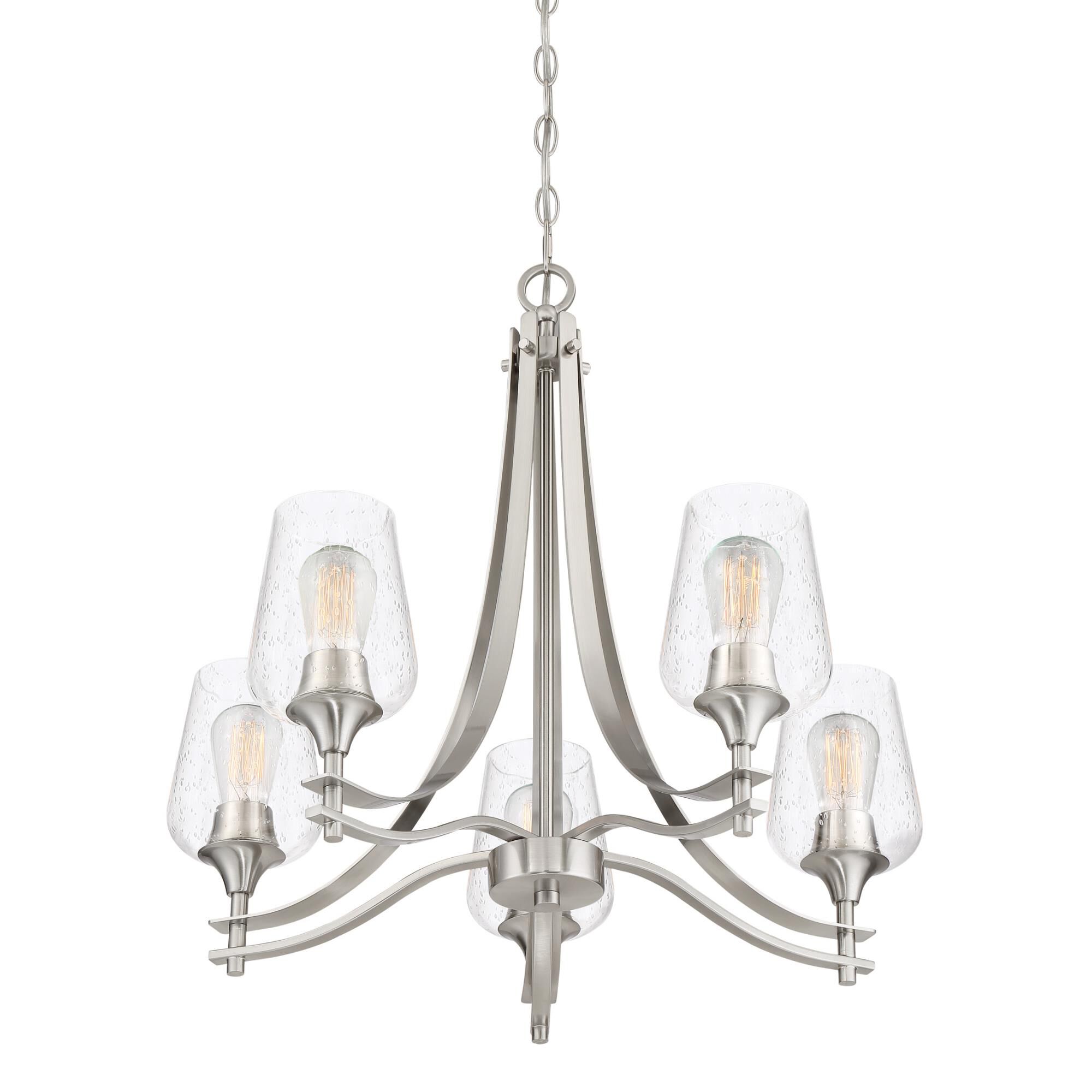 Towne 25 Inch 5 Light Chandelier by Quoizel