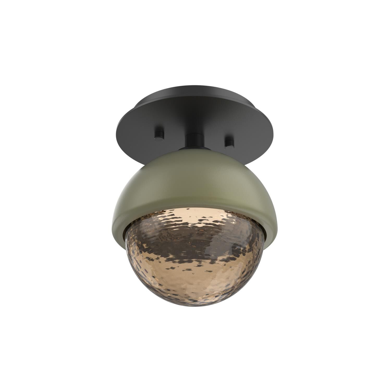 Levi Wilson Cabochon 6 Inch Flush Mount by Hammerton Studio