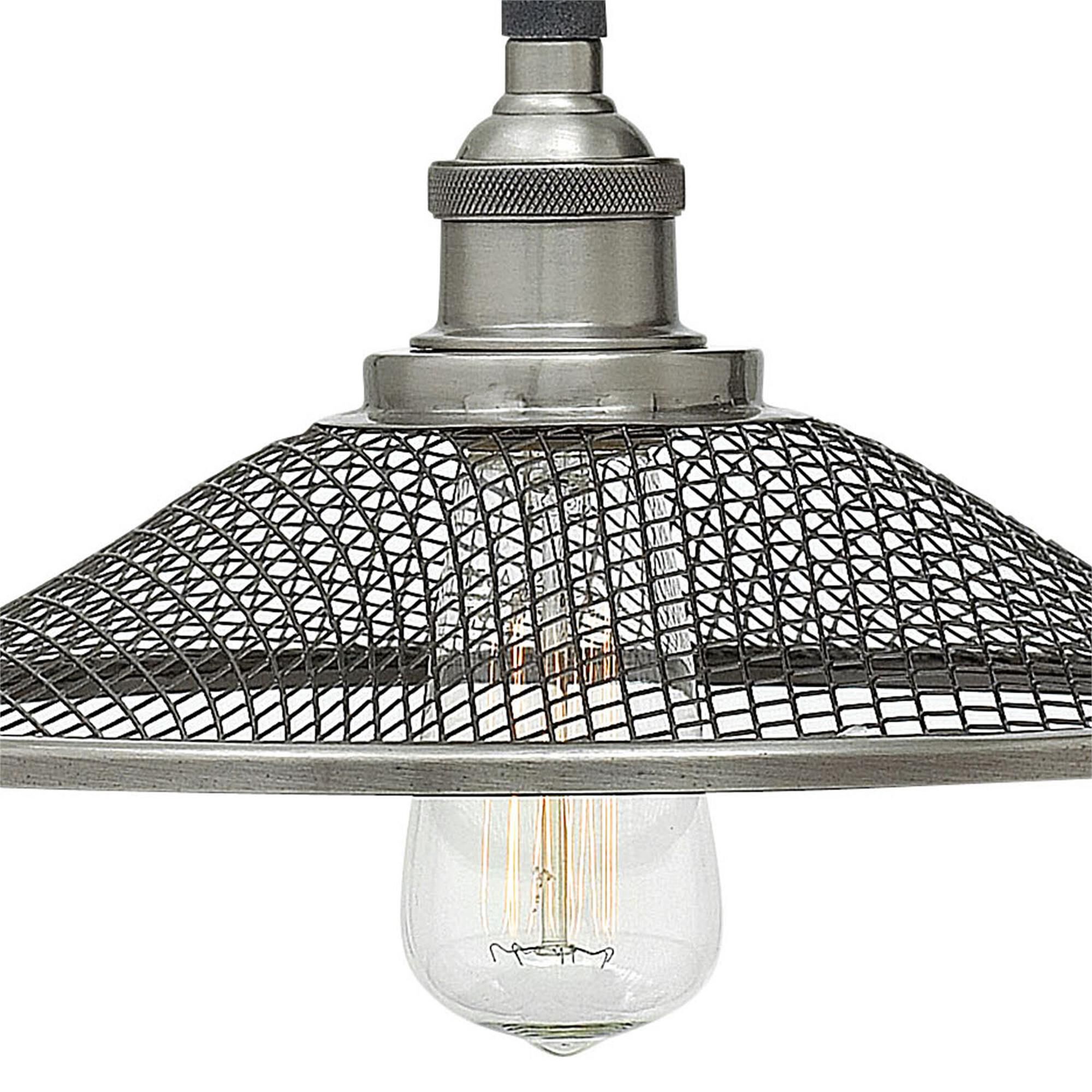 Shown in Aged Zinc finish