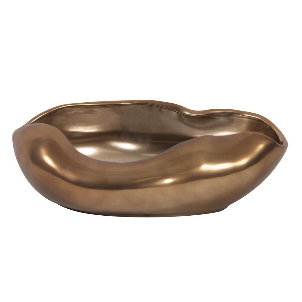 The Bronze Abstract Bowl by Howard Elliott Collection