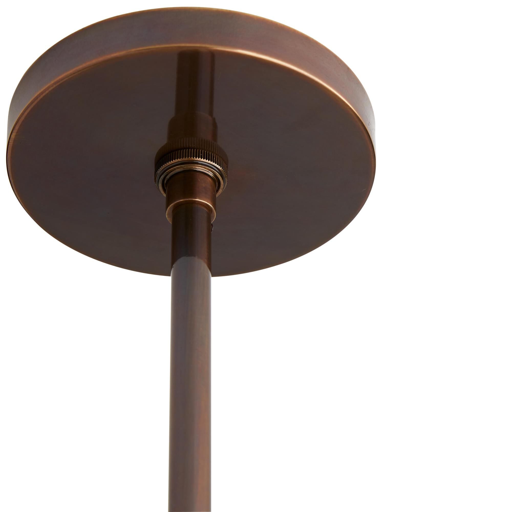 Shown in Heritage Brass finish and Smoke glass