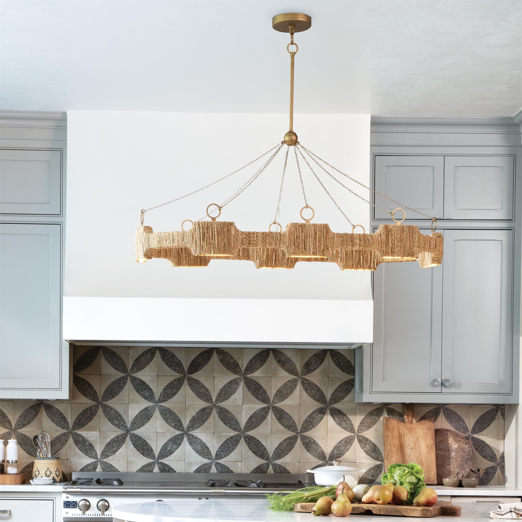Lisa McDennon Raffi Medium Linear Chandelier,