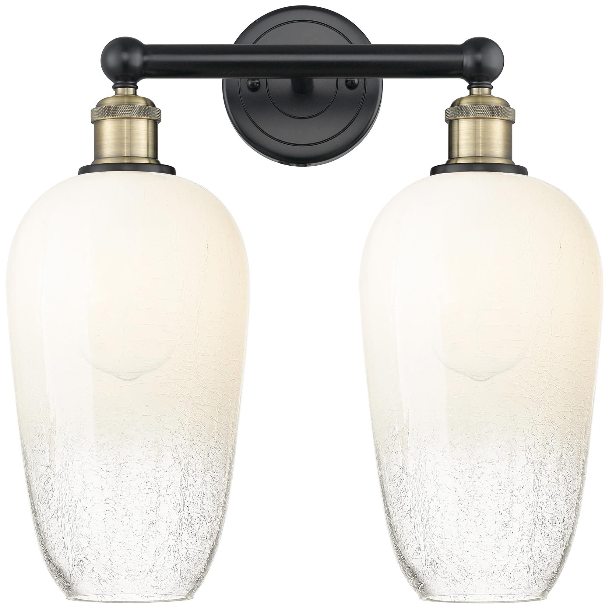 Shown in Black Antique Brass finish and Opal glass