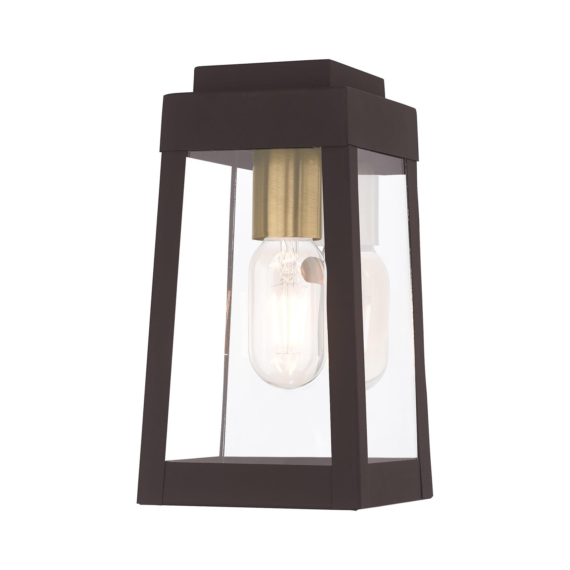 Oslo 9 Inch Tall 1 Light Outdoor Wall Light by Livex Lighting