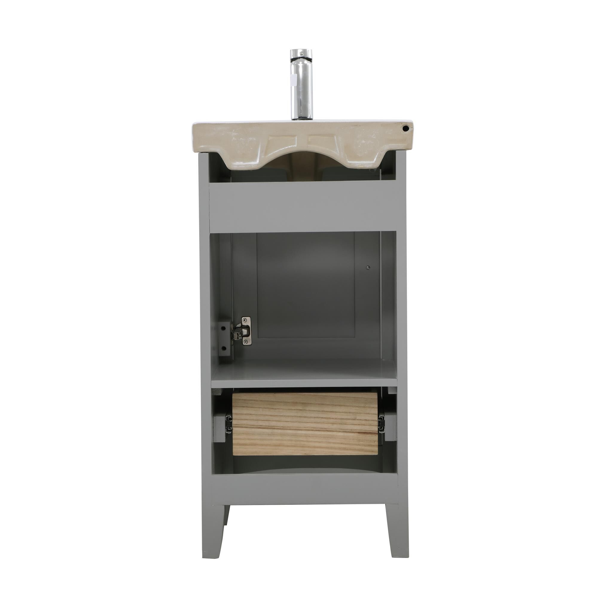 Shown in Grey finish