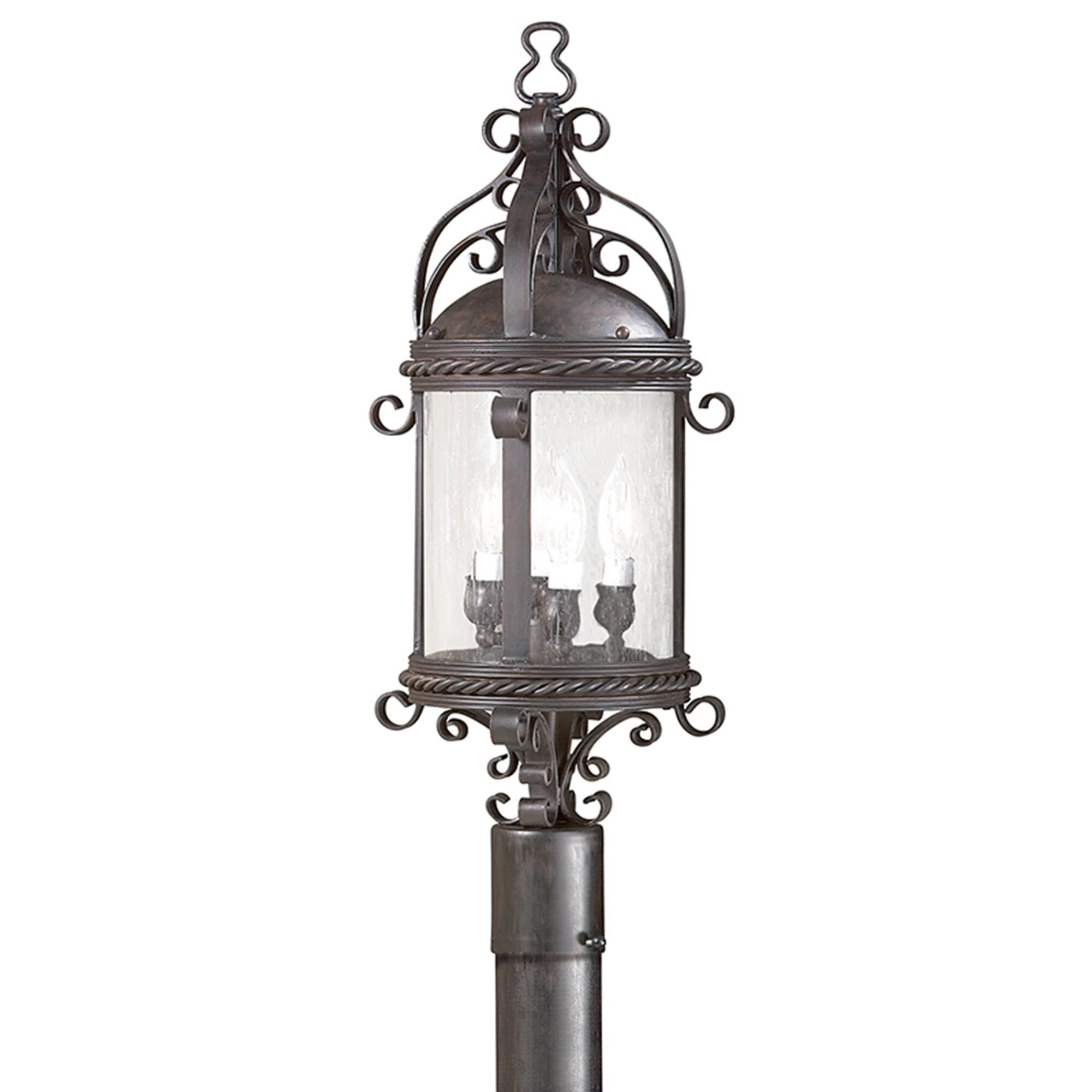Pamplona 10 Inch Outdoor Post Lamp by Troy Lighting