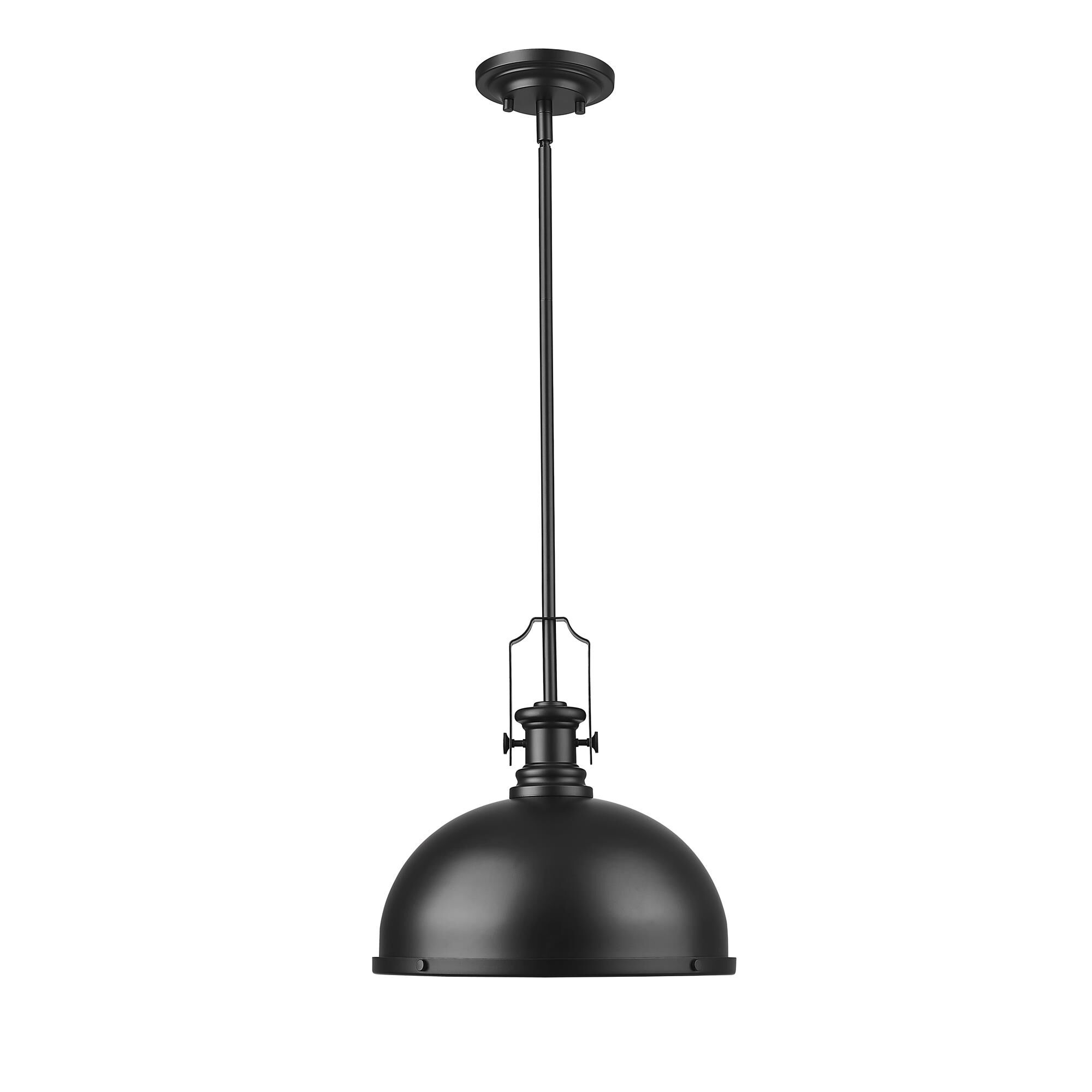 Shown in Matte Black finish and Matte Black glass and Matte Black shade