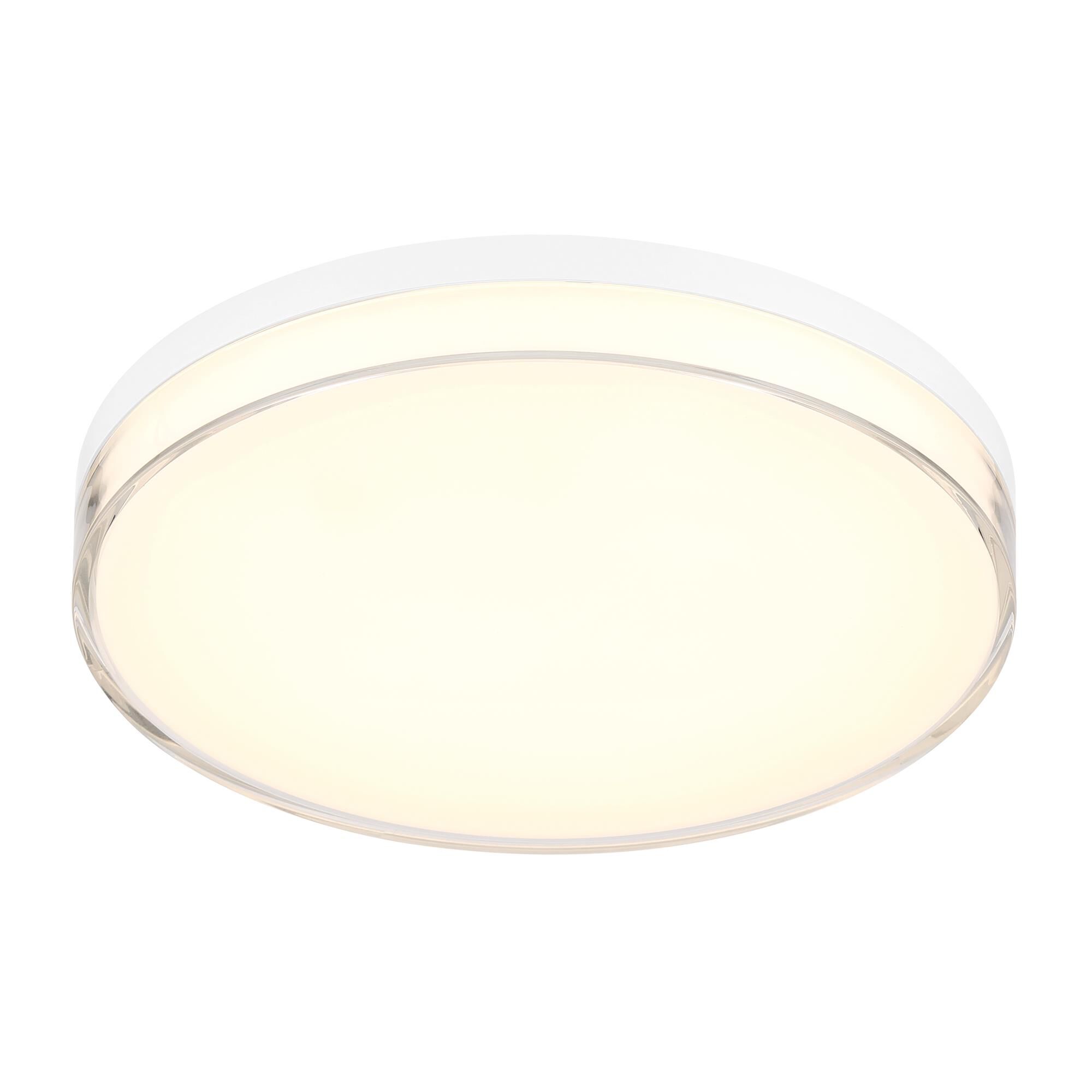 Shown in White finish and Milky White and Clear Acrylic glass