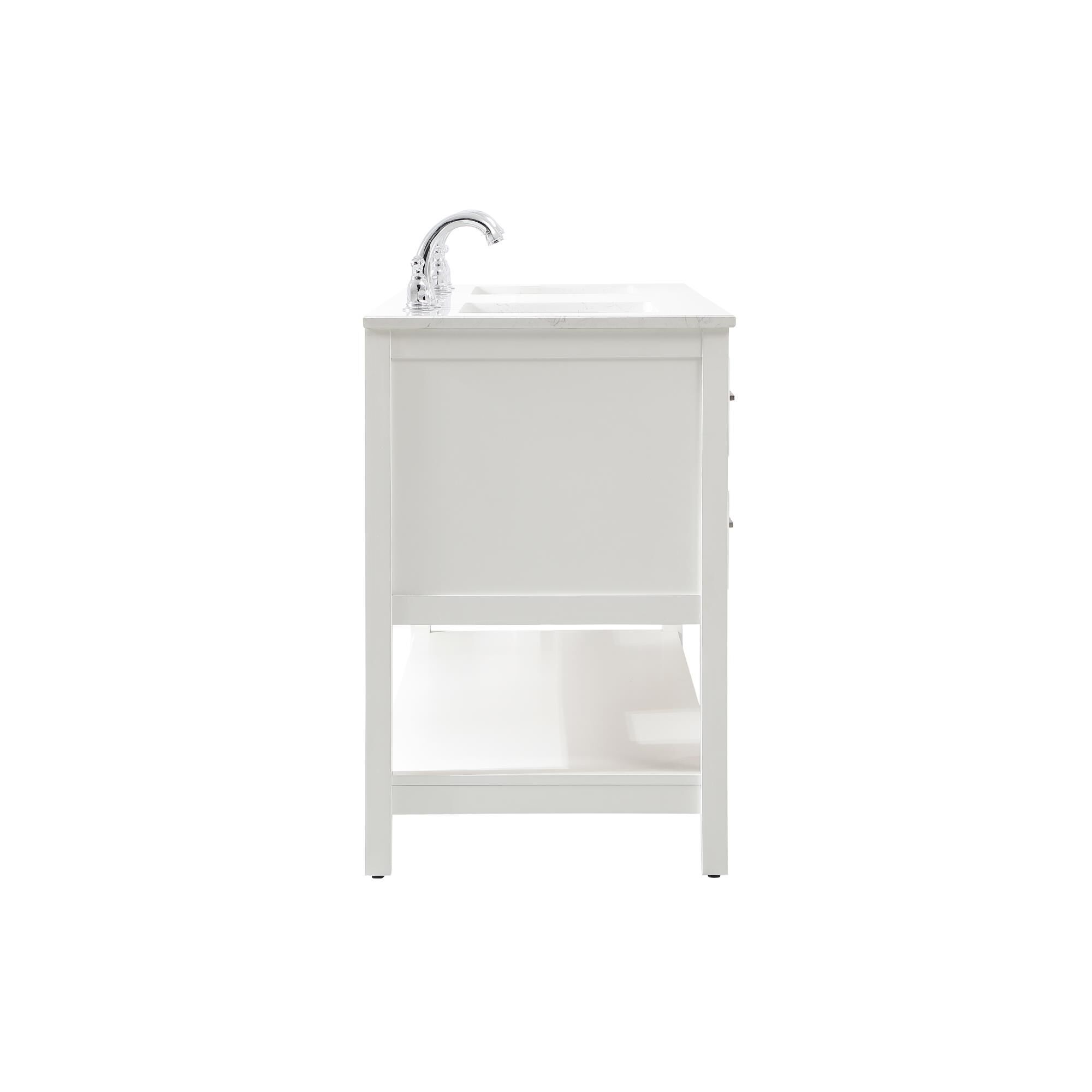 Shown in White finish