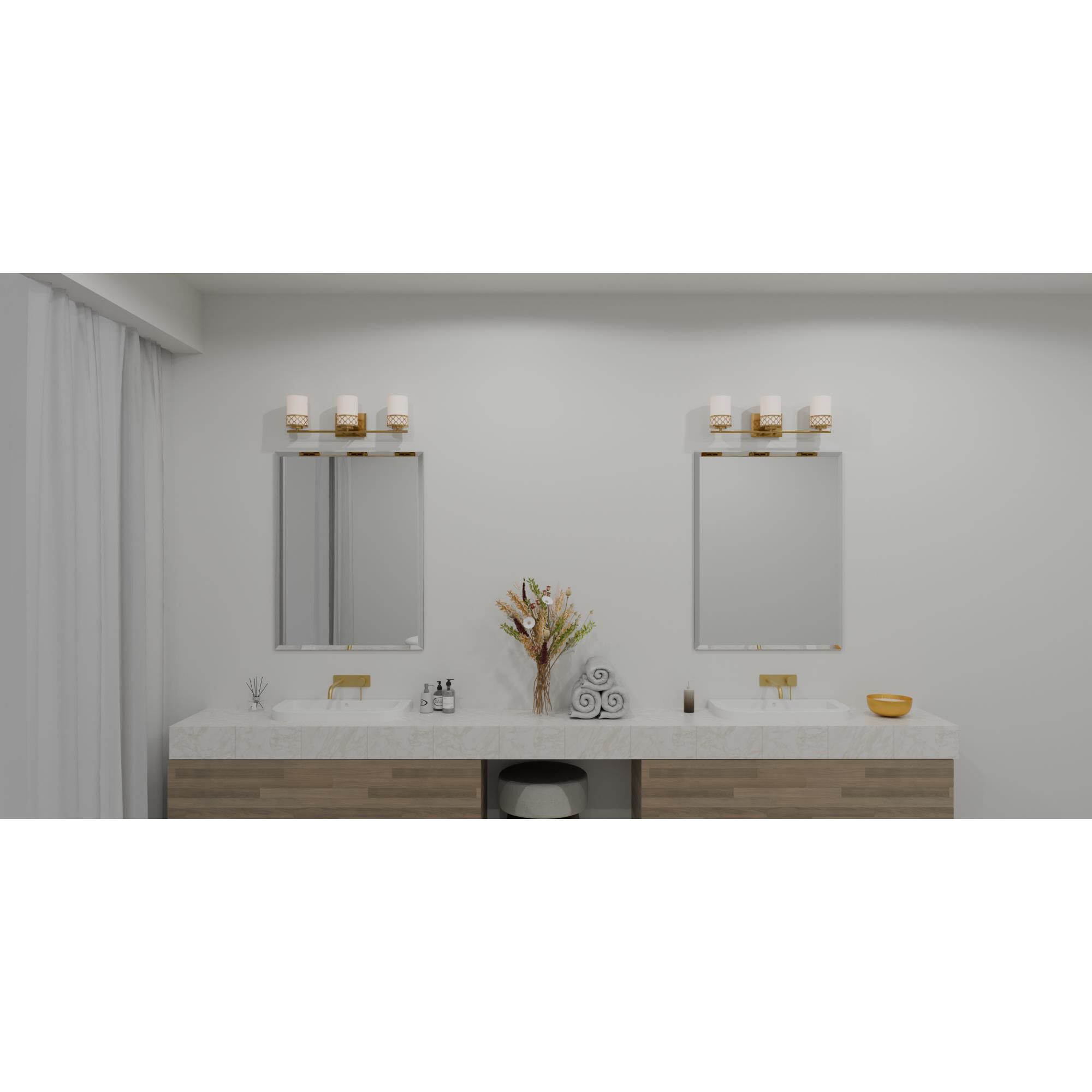 Tenley 24.25 Inch 3 Light Bath Vanity Light by Quoizel