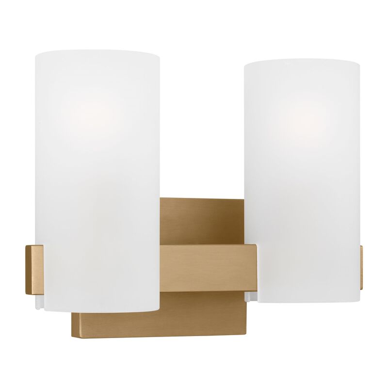 Drew & Jonathan Rhode 12 Inch 2 Light Bath Vanity Light by Visual Comfort Studio