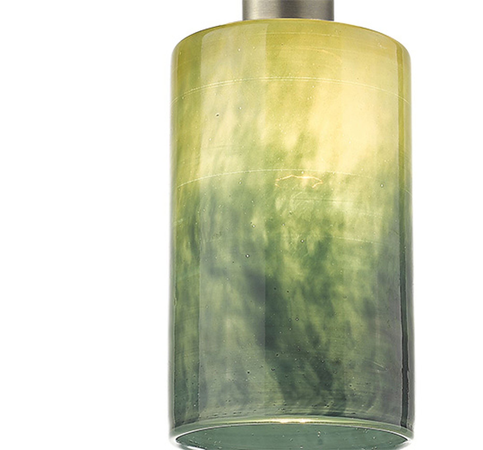 Shown in Brass finish and Blue/Gold glass and Blue/Gold Cylindrical Glass shade