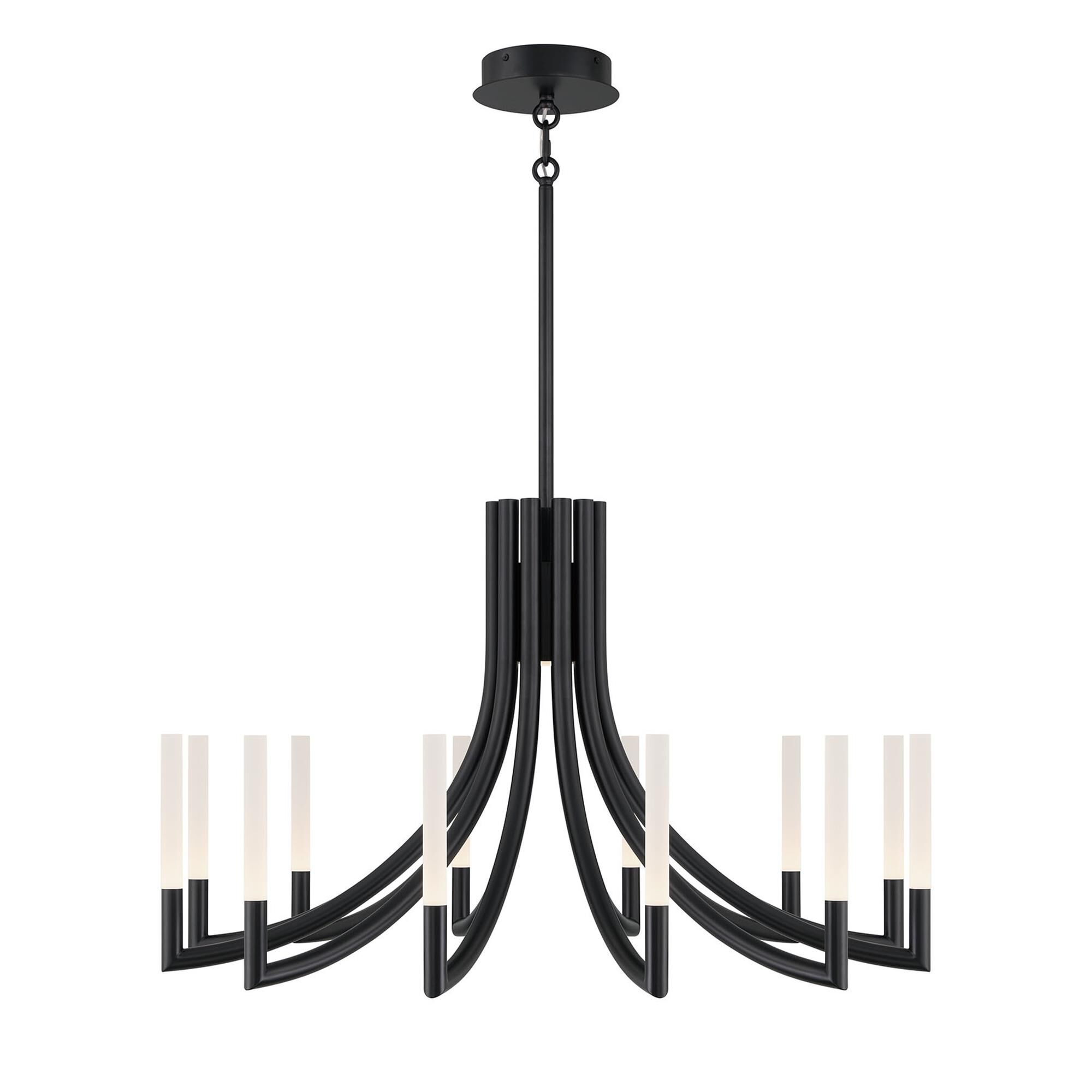 Shown in Black finish and Frosted Acrylic glass
