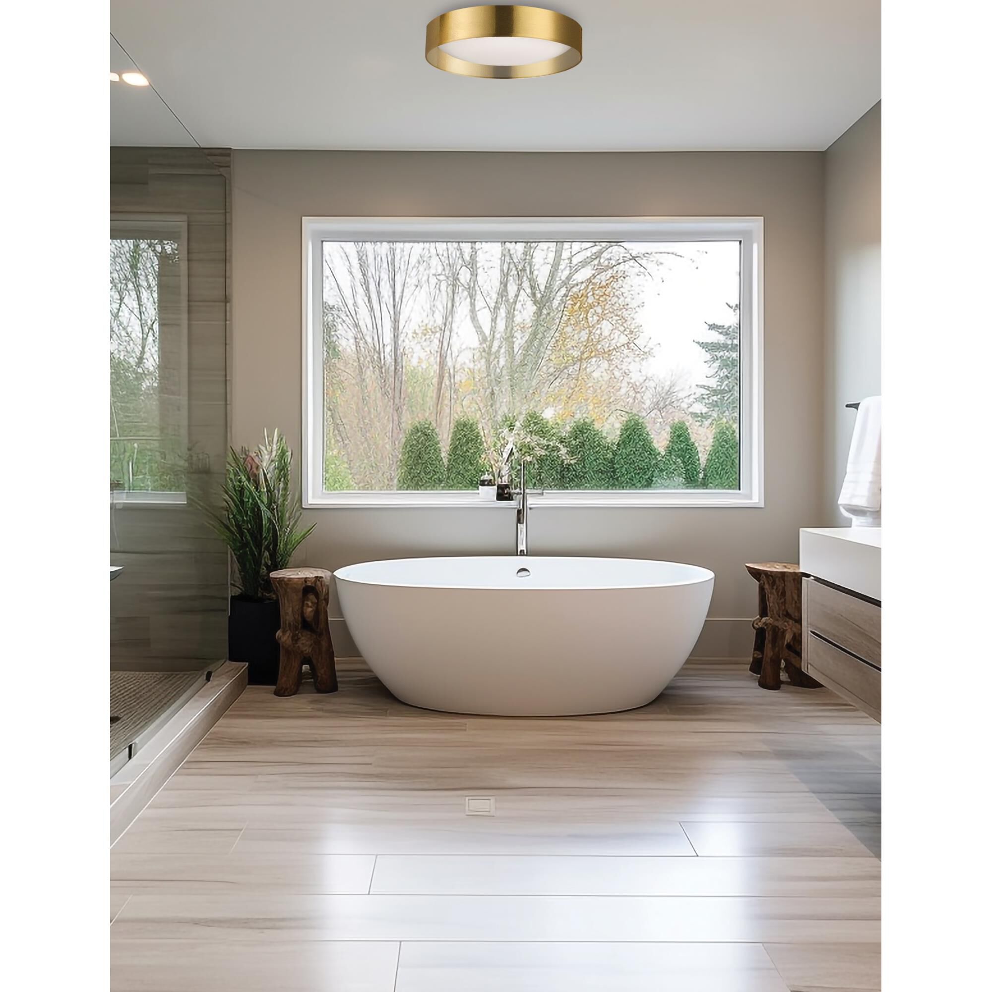 Carmen 11 Inch Flush Mount by Dainolite