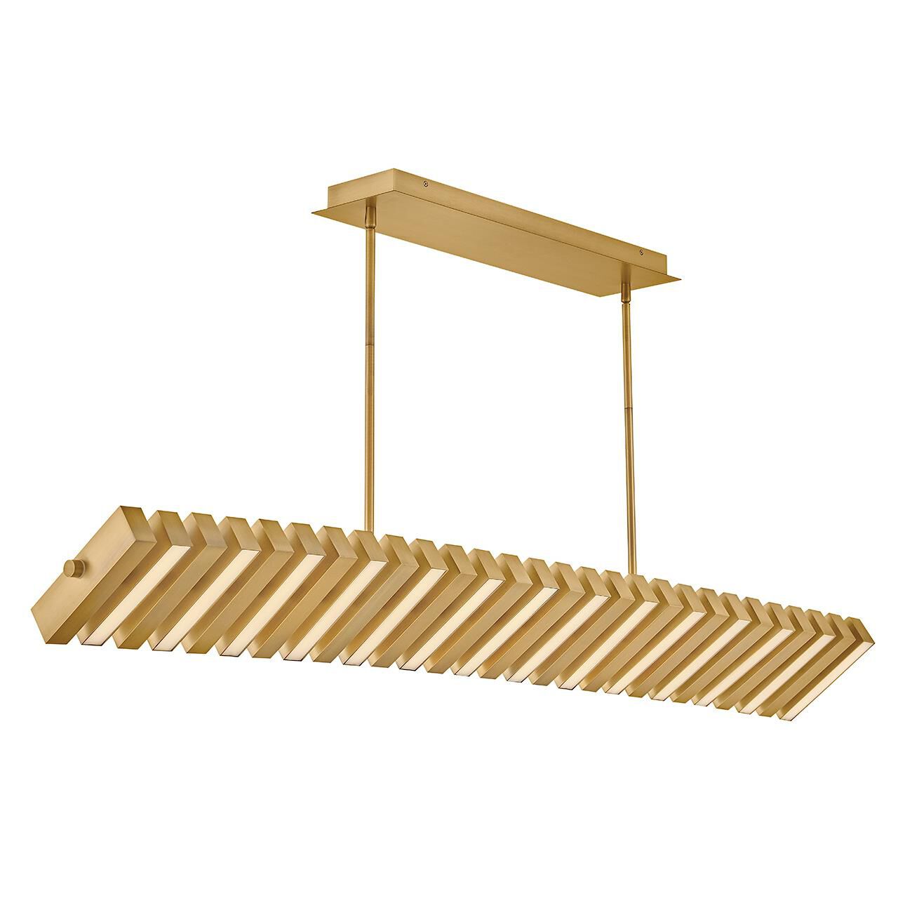 Shown in Lacquered Brass finish and Polycarbonate Lens glass