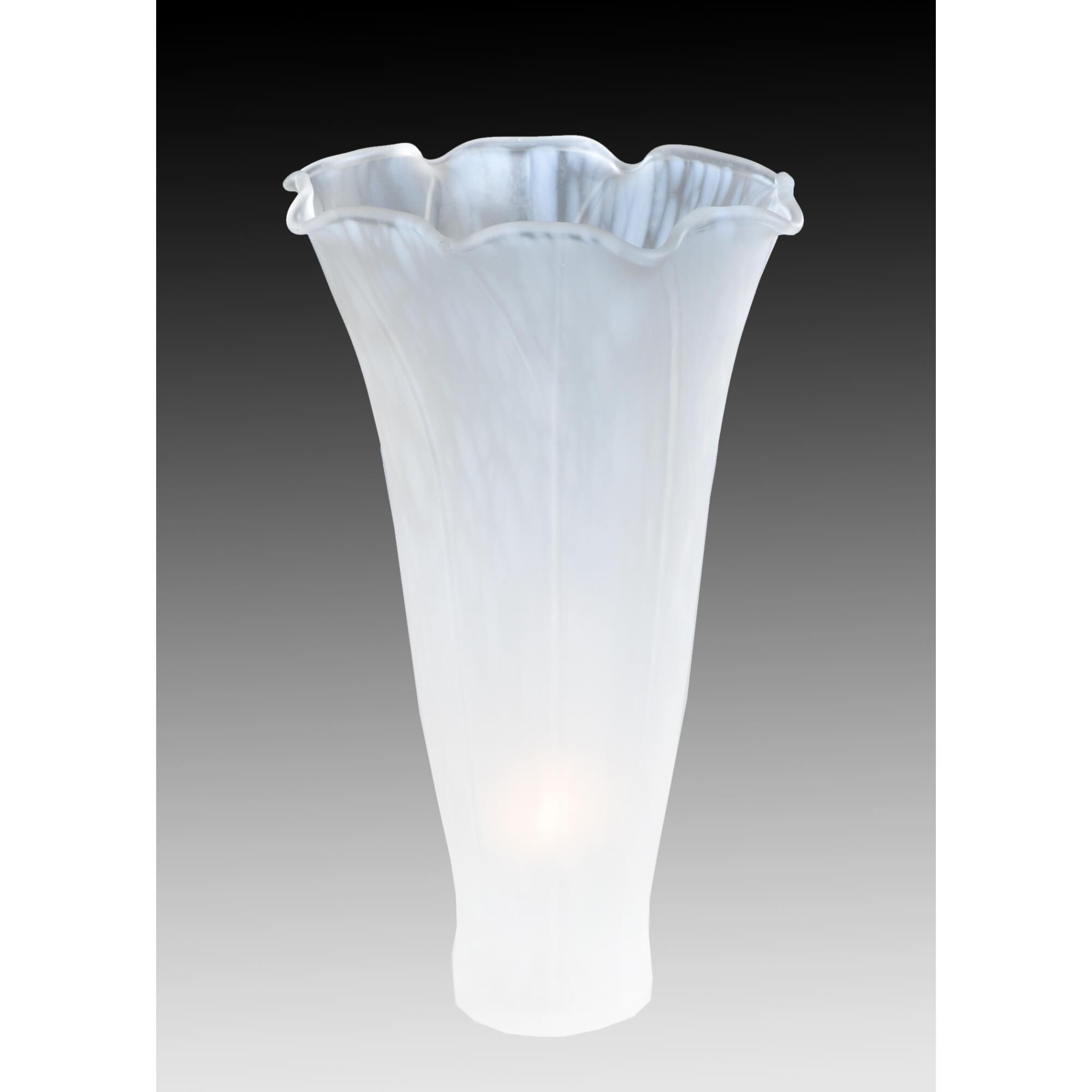 White Pond Lily Glass Accessory by Meyda Lighting