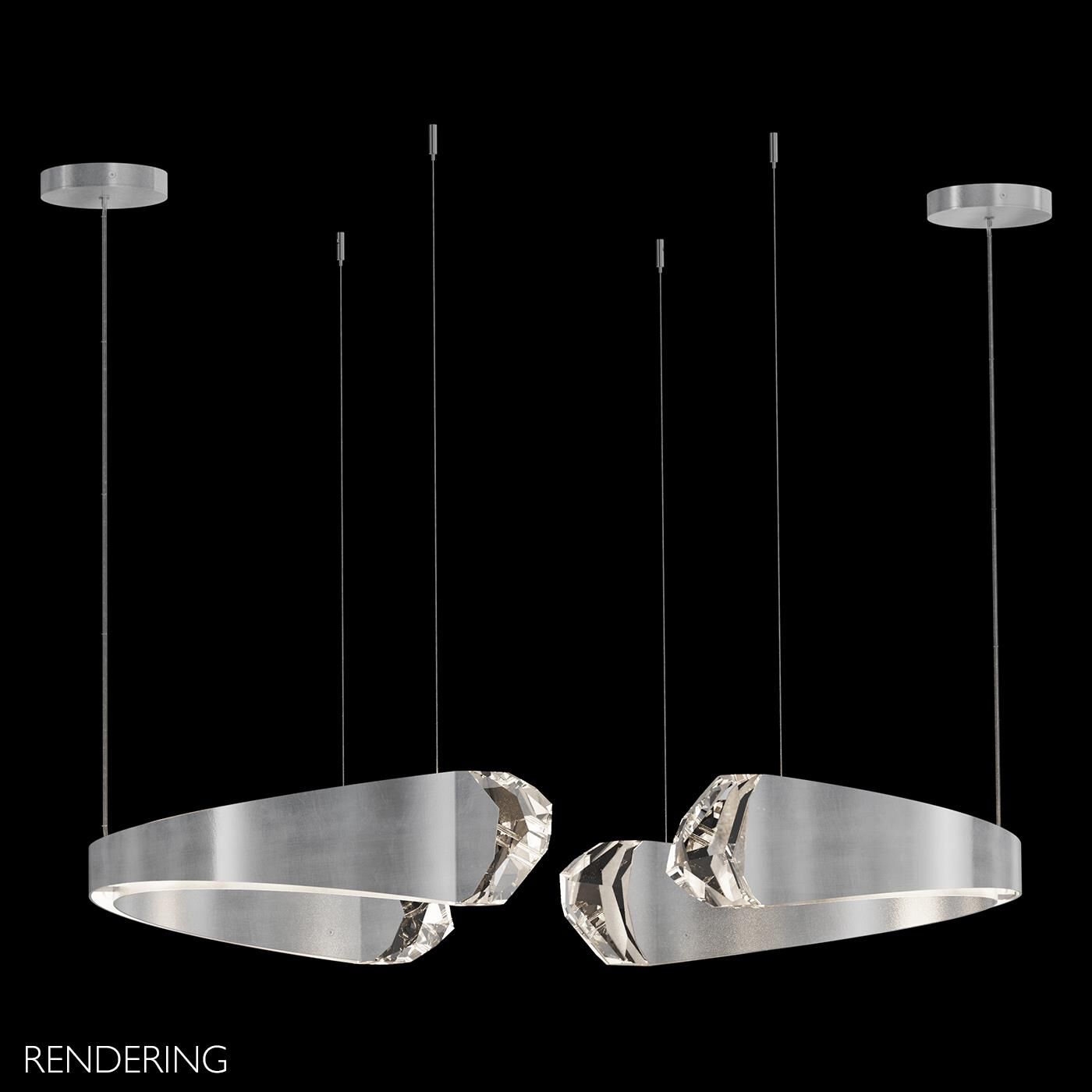 Strata Large Pendant by Fine Art Handcrafted Lighting