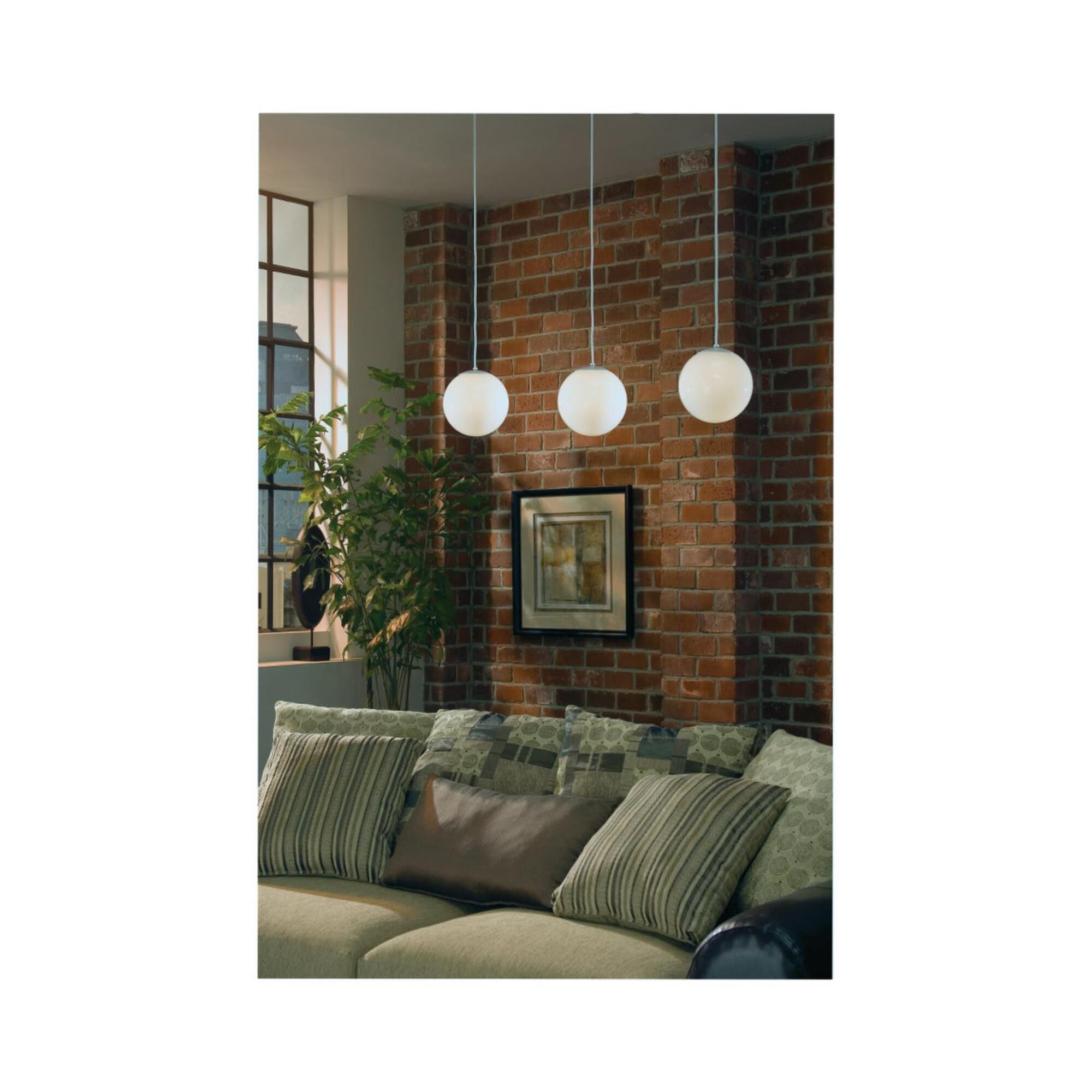 Shown in White finish and Smooth White  Diffuser glass and Smooth White Glass Diffuser shade