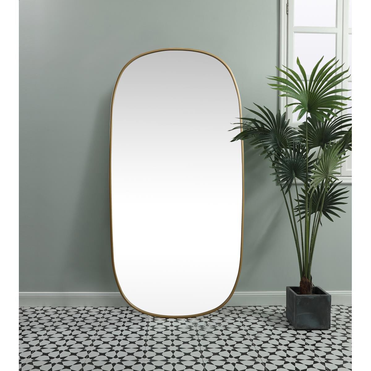 Brynn 60 Inch Decorative Mirror by Elegant Decor